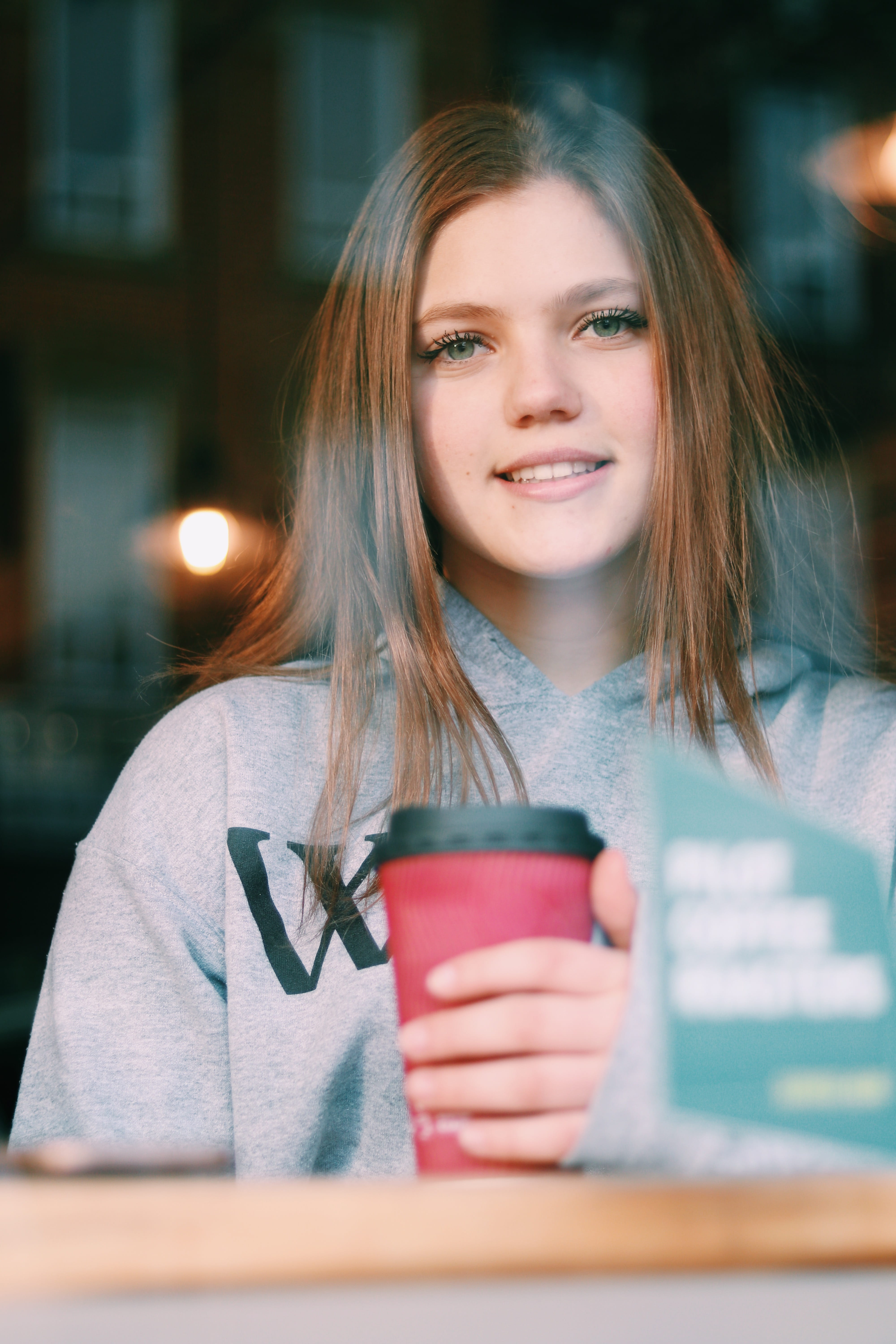 kid, clothing, home decor, coffee - drink, lifestyles, coffee, beautiful woman, word, young adult, finger, casual clothing, food and drink, real people, Phone HD Wallpaper