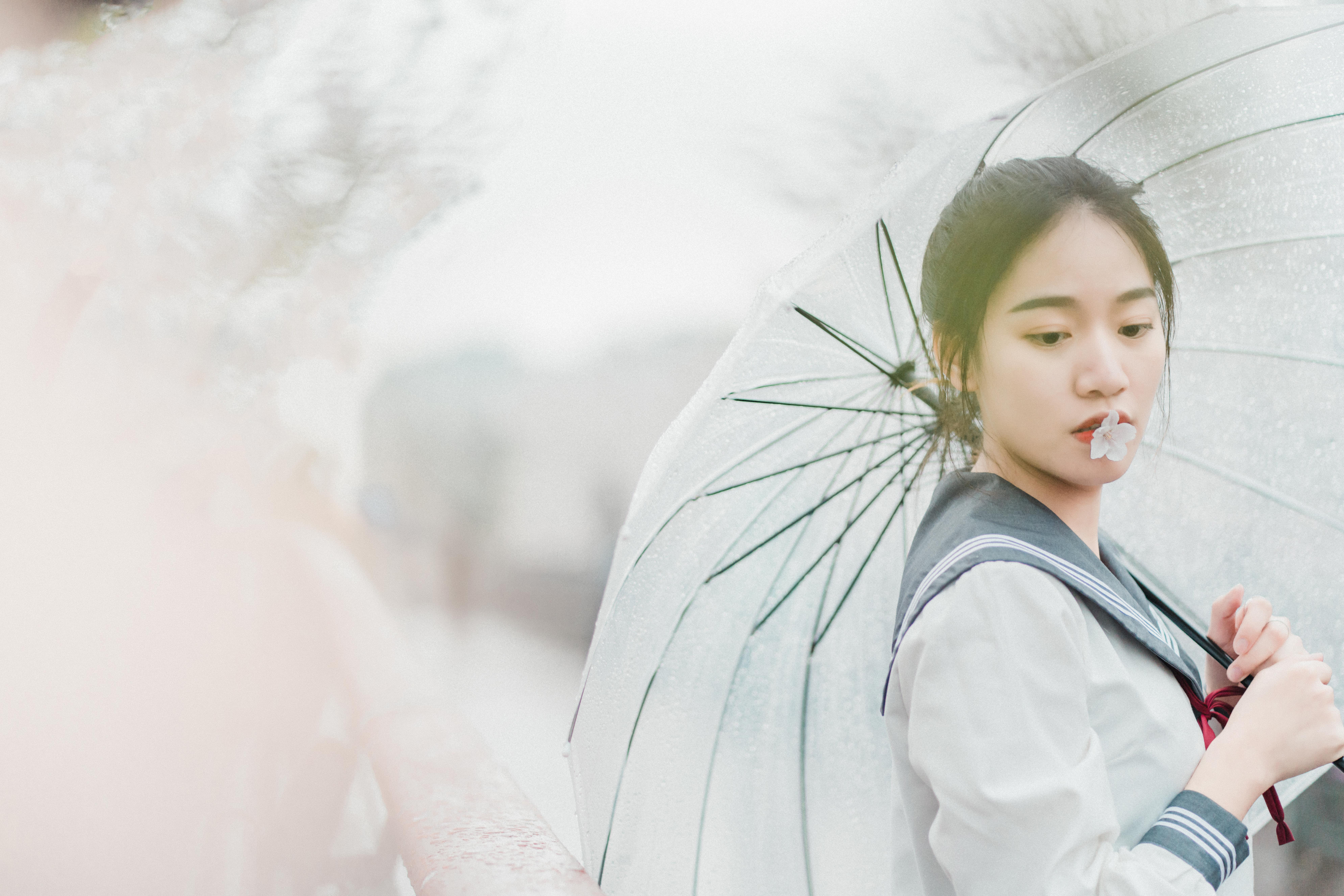 female, beautiful woman, city, portrait, women, apparel, waist up, casual clothing, contemplation, young adult, robe, kid, gown, white, person, black, girl, HD Wallpaper