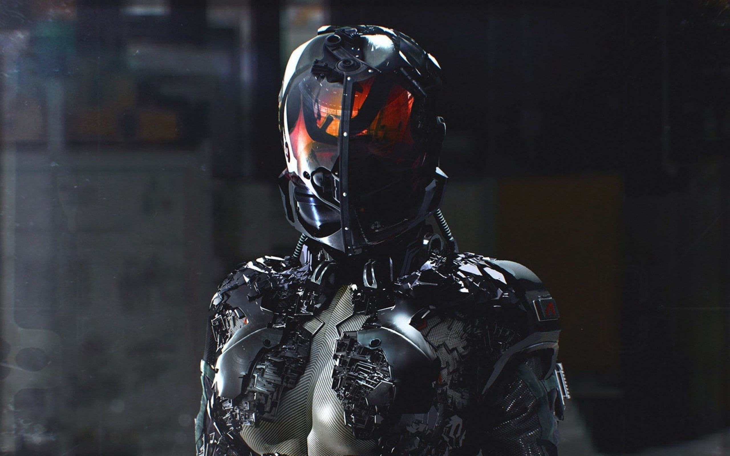 science fiction, 2K, digital art, androids, HD Wallpaper