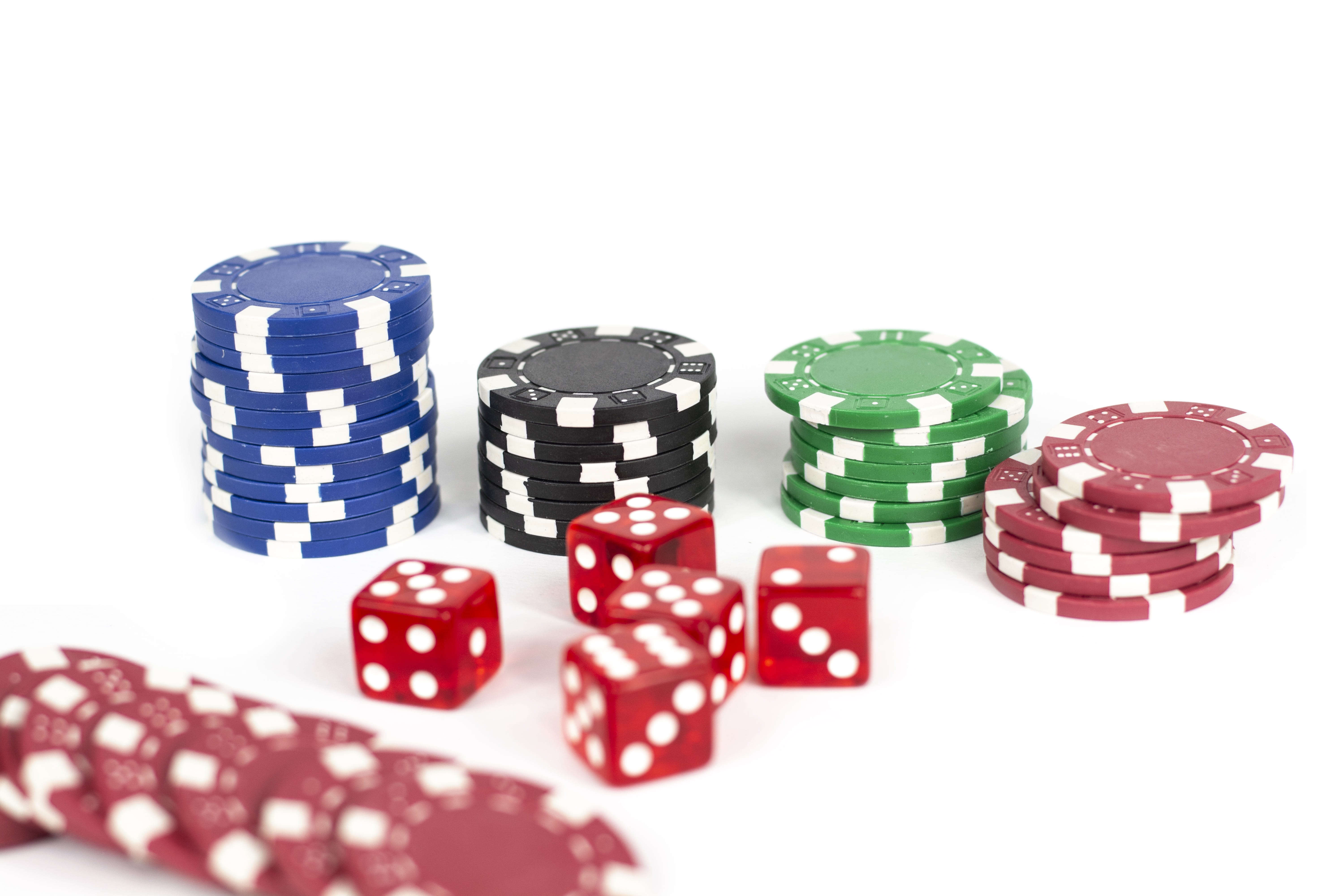 indoors, number, white background, play, chips, close-up, relaxation, addiction, poker, stack, large group of objects, opportunity, gambling chip, dice, HD Wallpaper
