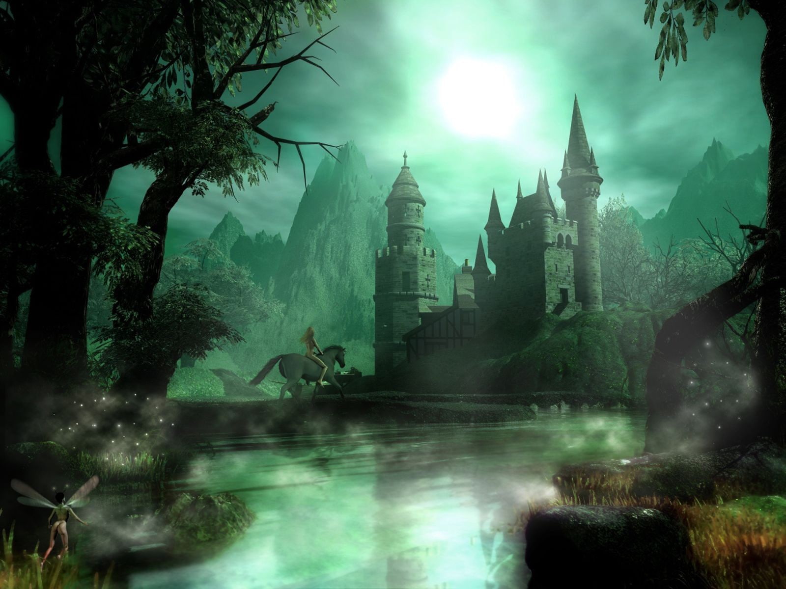 concept art, art, people, 720P, clarke, x, 1600x1200 px, Castle, artwork, px, mellisa, hd, concept, HD Wallpaper