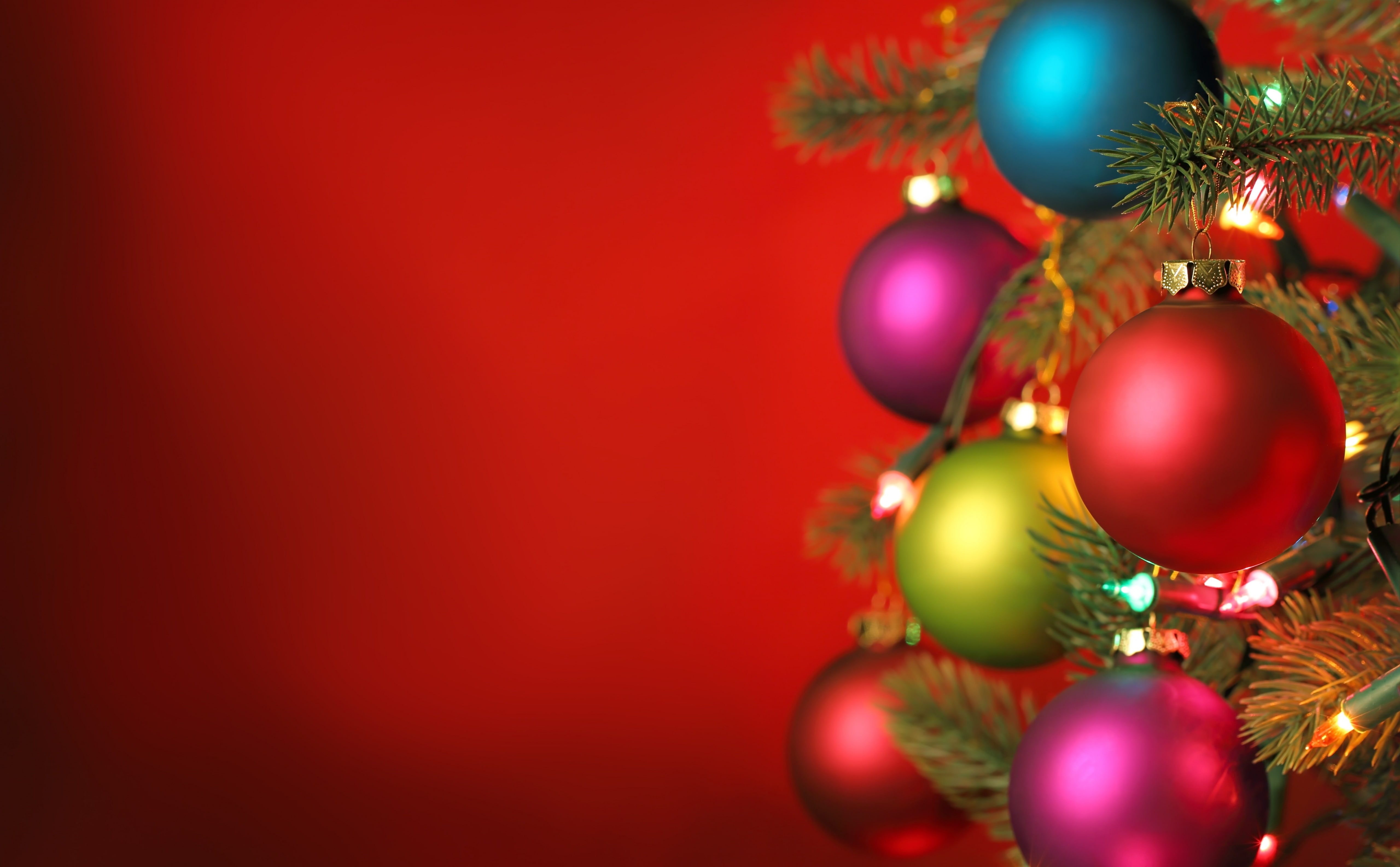 celebrate, santa, copy space, purple, christmas ornament, decoration, hanging, christmas tree, gifts, santa claus, holiday - event, presents, decorations, HD Wallpaper