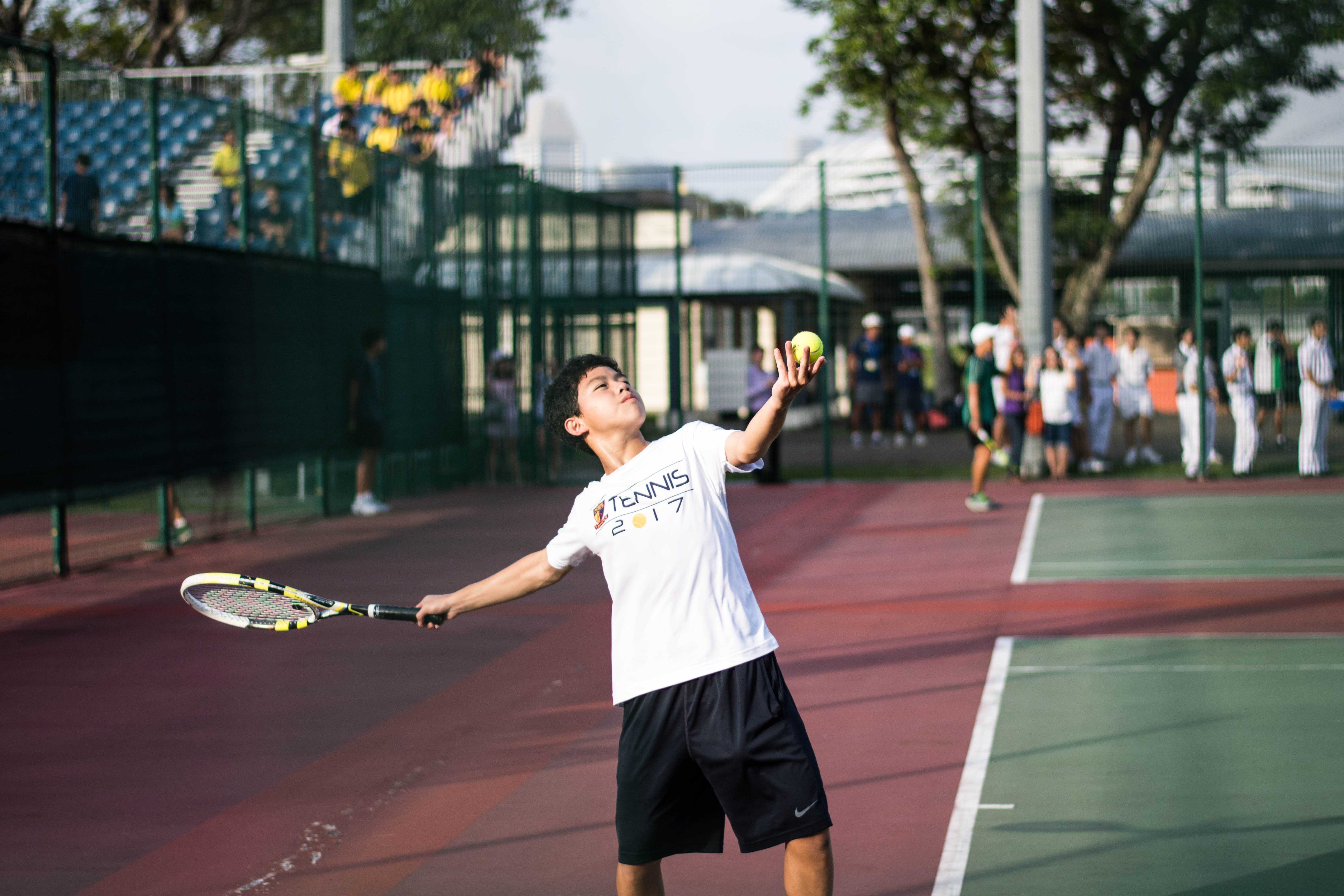 leisure activity, sport, court, outdoors, incidental people, 5K, tennisball, young adult, tennis, real people, standing, tenniscourt, win, human arm, nature, HD Wallpaper