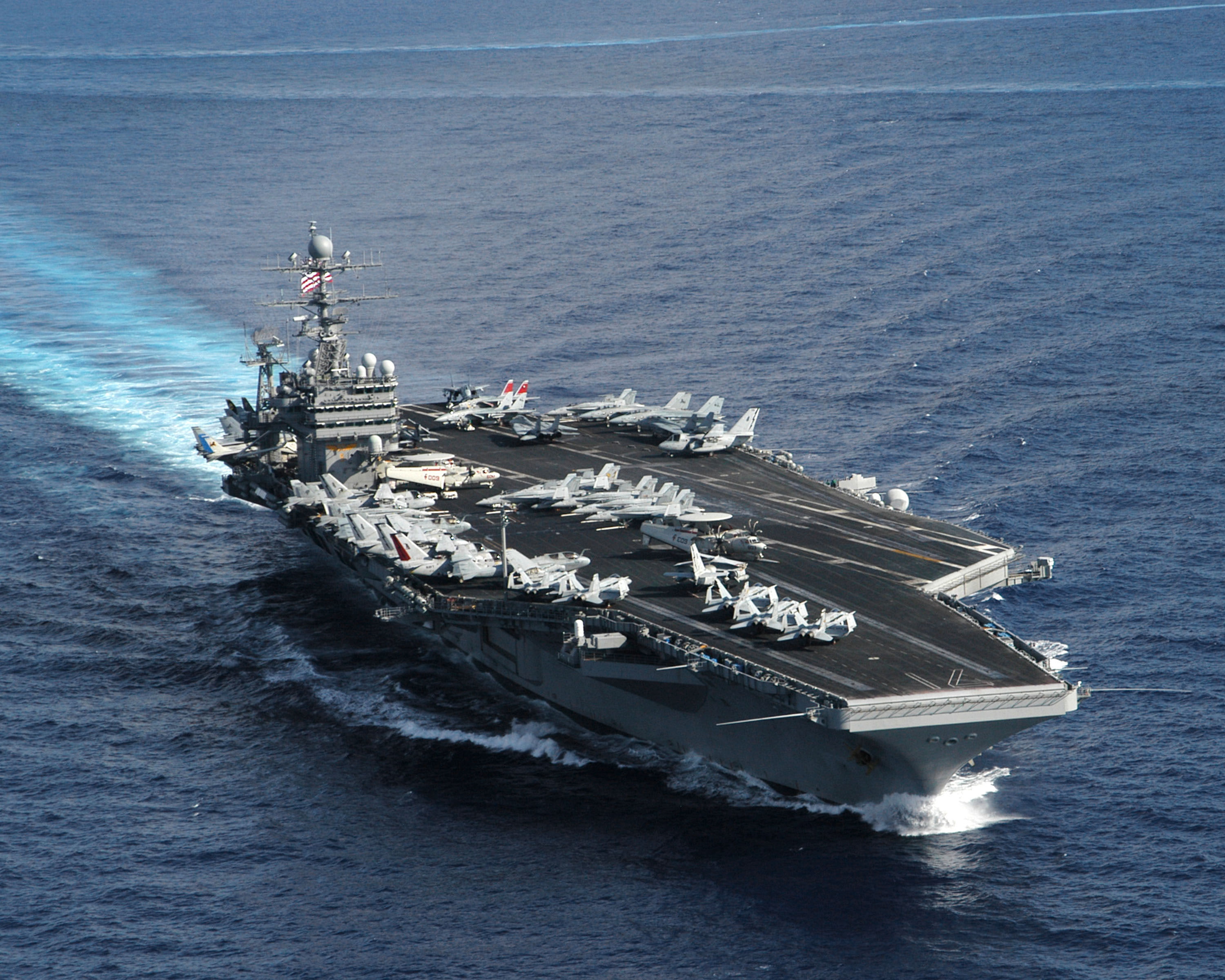 Warship, 2K, Warships, USS Theodore Roosevelt (CVN-71), Aircraft Carrier, HD Wallpaper