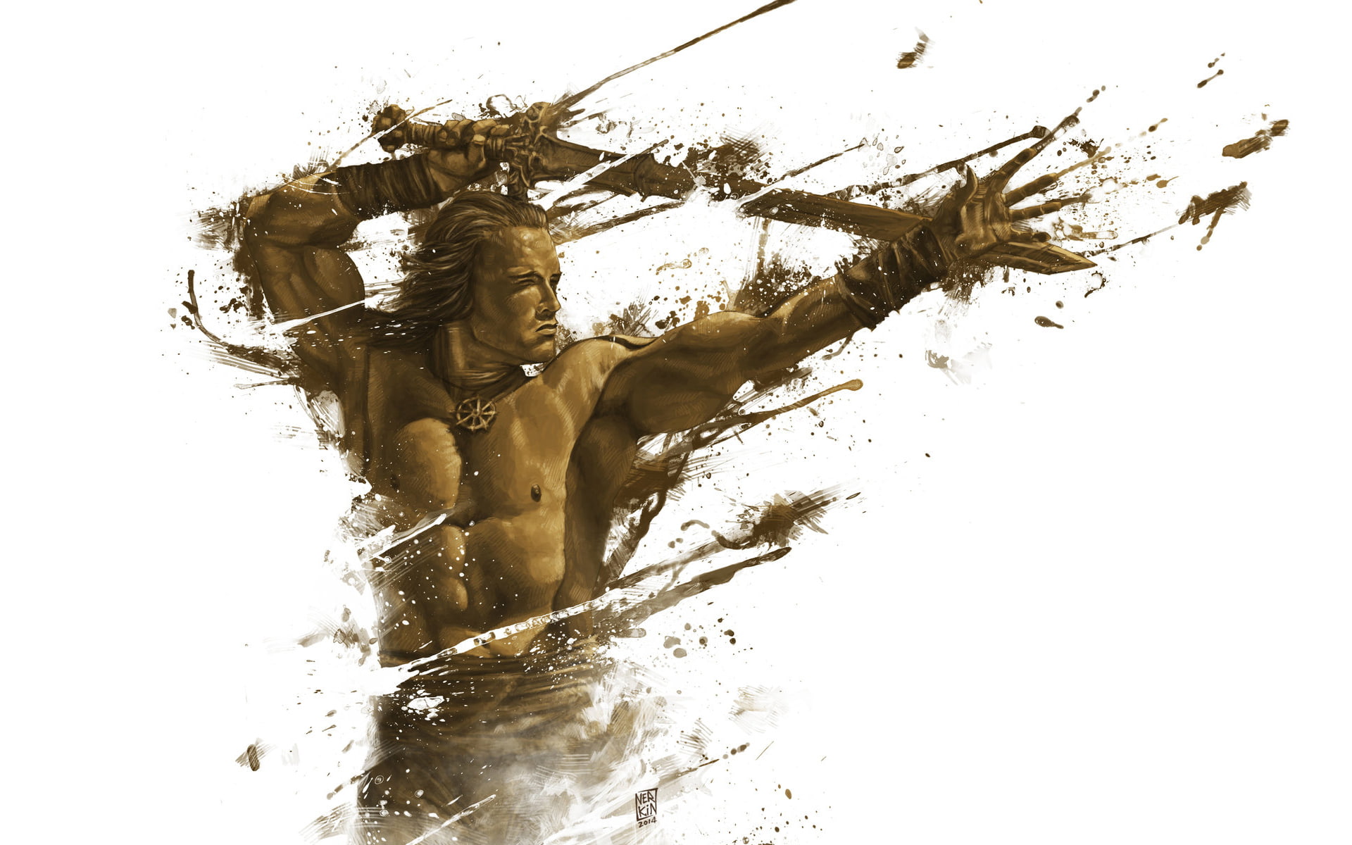 1080P, barbarian, Conan, sword, Conan the Barbarian, HD Wallpaper