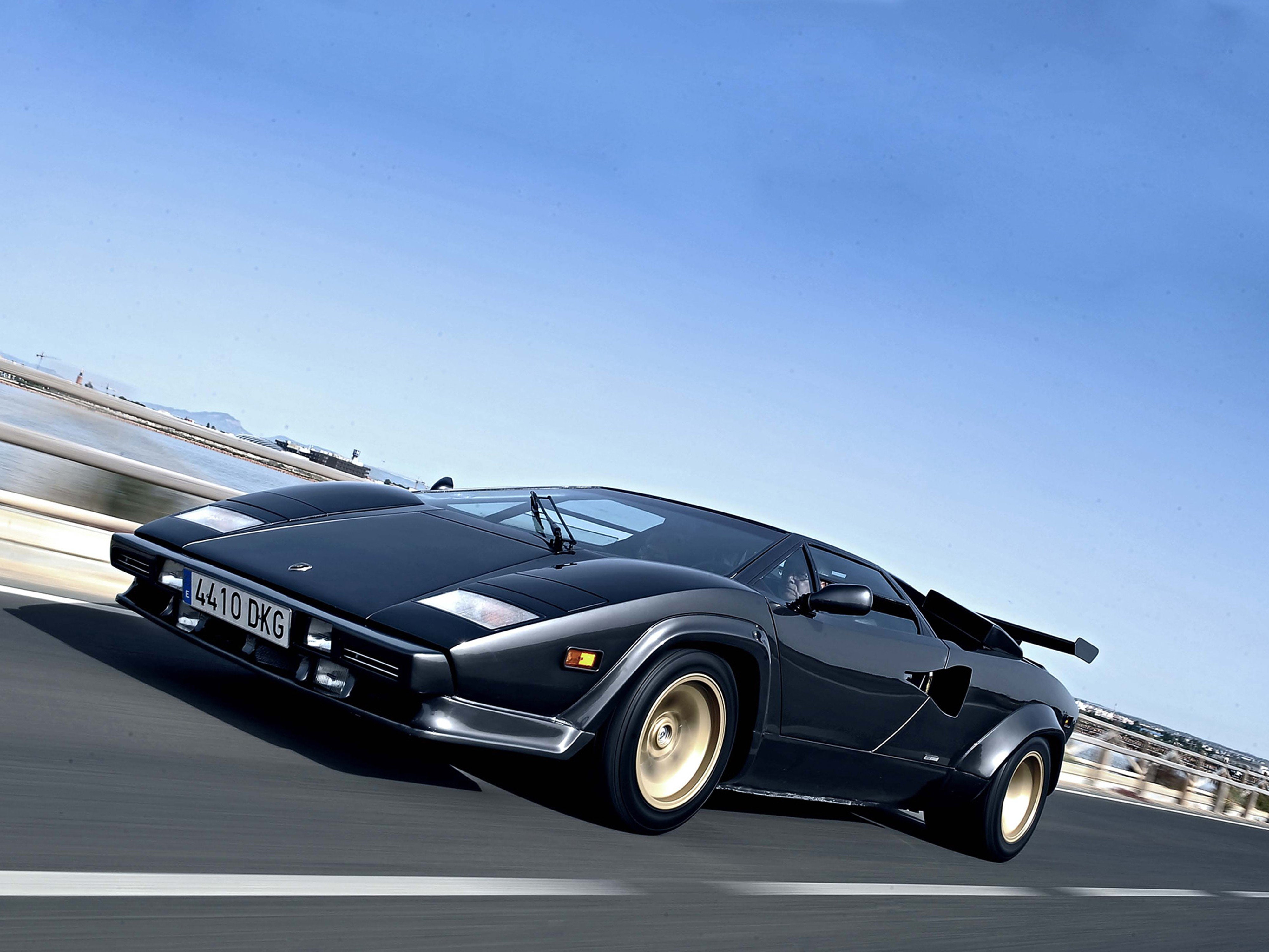supercar, car, sportcar, 4K, italy, vehicle, lamborghini, quattrovalvole, 5000, 4000x3000, 1985, countach, HD Wallpaper