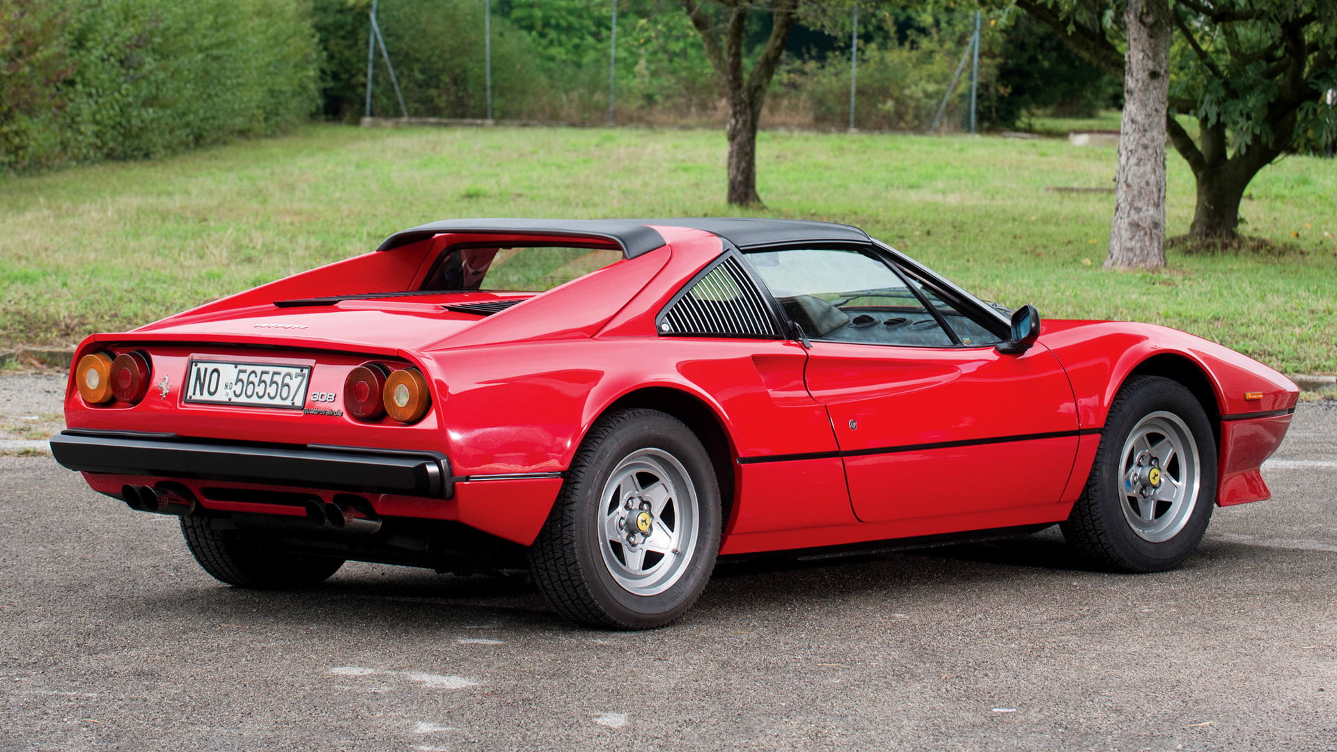 Sport Car, 1080P, Convertible, Grand Tourer, Ferrari, Car, Red Car, Ferrari 308 GTS Quattrovalvole, Old Car, HD Wallpaper