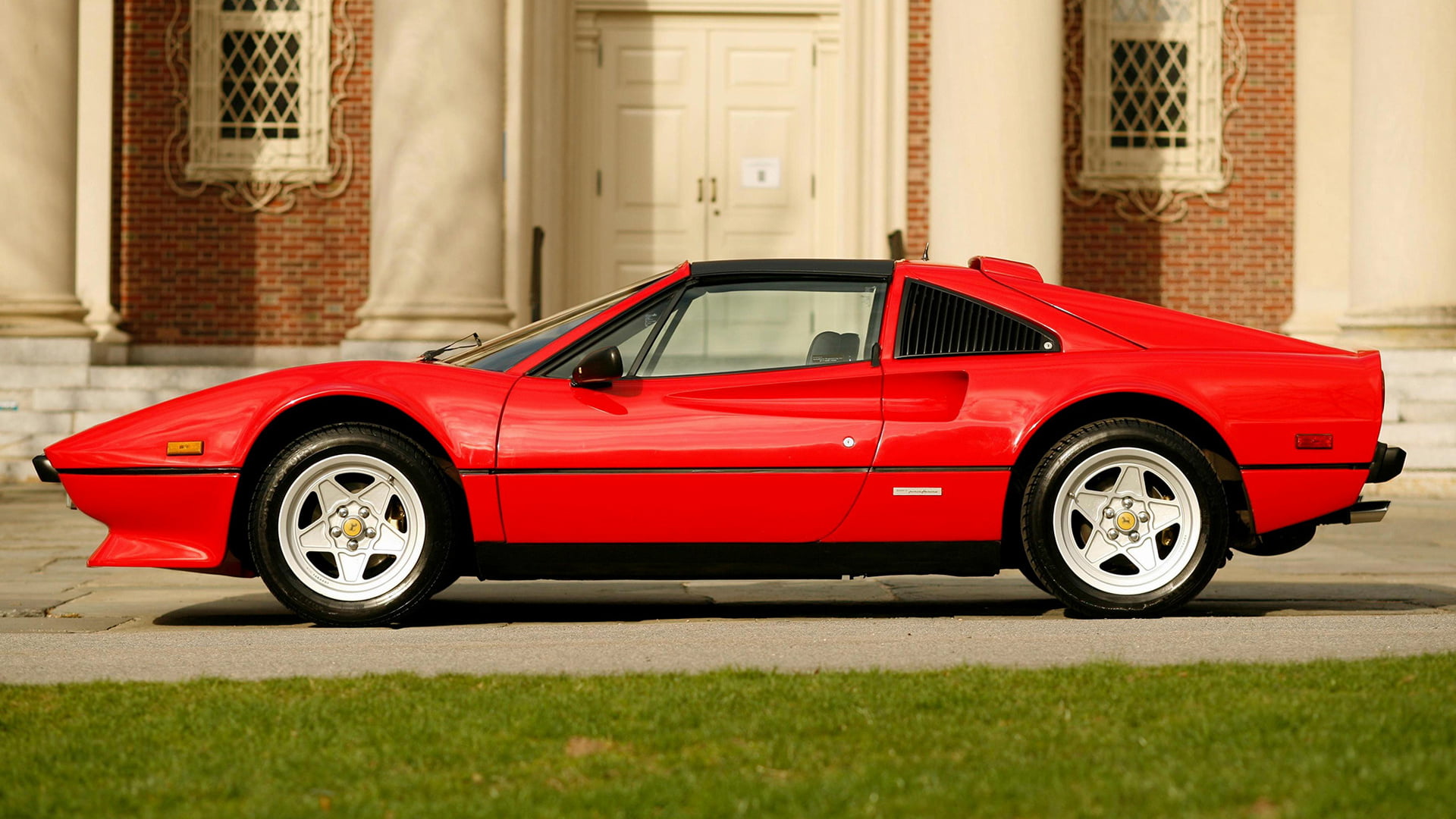 Car, 1080P, Grand Tourer, Sport Car, Convertible, Ferrari, Ferrari 308 GTS Quattrovalvole, Old Car, Red Car, HD Wallpaper