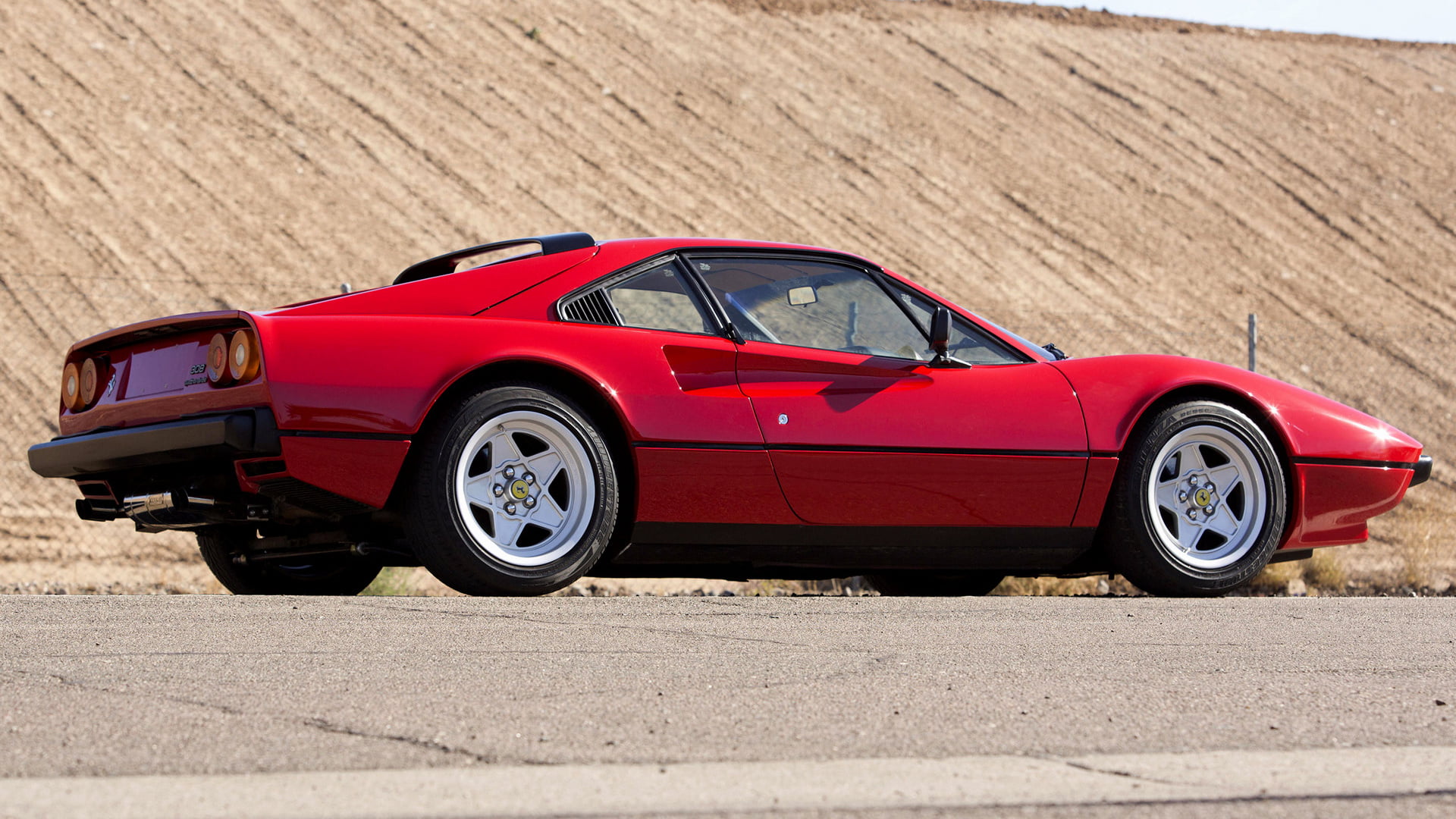 Car, Ferrari 308 GTB Quattrovalvole, Ferrari, Old Car, Coupé, 1080P, Sport Car, Red Car, Grand Tourer, HD Wallpaper