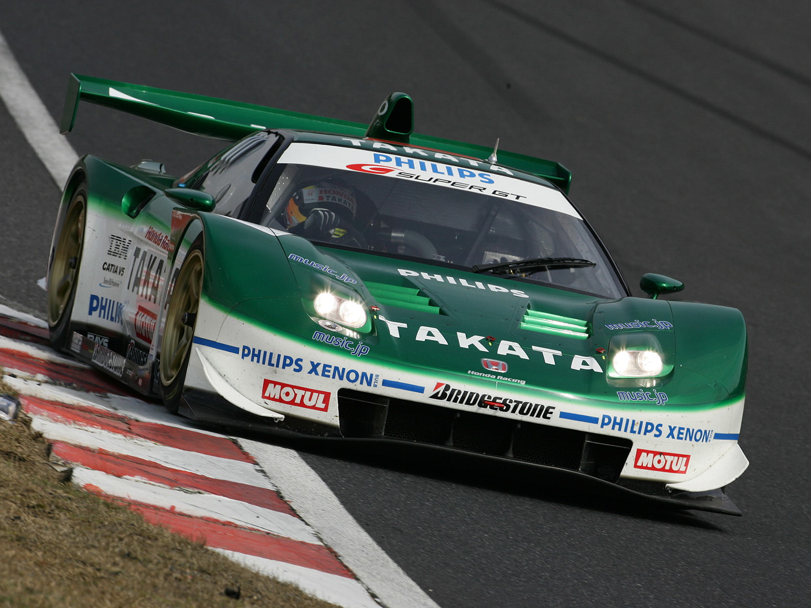 2002aei10, nsx, gt500, racing, honda, race, supercar, supercars, 720P, na2, HD Wallpaper