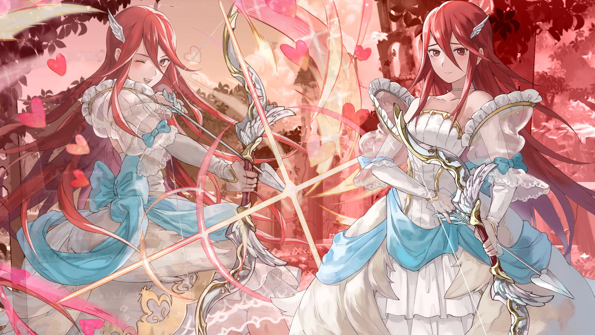 Fire Emblem Heroes, Fire Emblem, Cordelia (Fire Emblem), Video Game, Wedding Dress, 1080P, Bow, HD Wallpaper