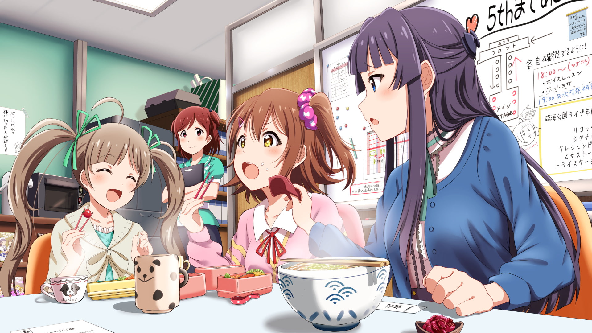 Anime, Shizuka Mogami, Serika Hakozaki, 1080P, Mirai Kasuga, The iDOLM@STER, Misaki Aoba, HD Wallpaper
