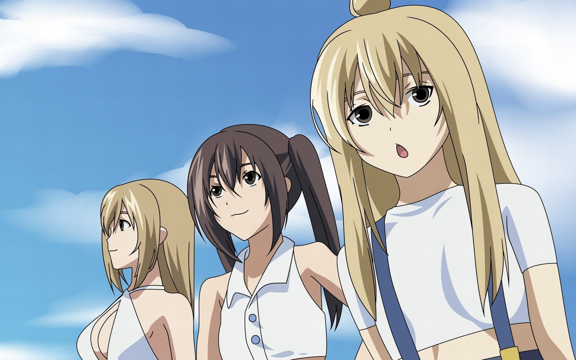 1080P, chiaki, haruka, kana, minami ke, minami, HD Wallpaper