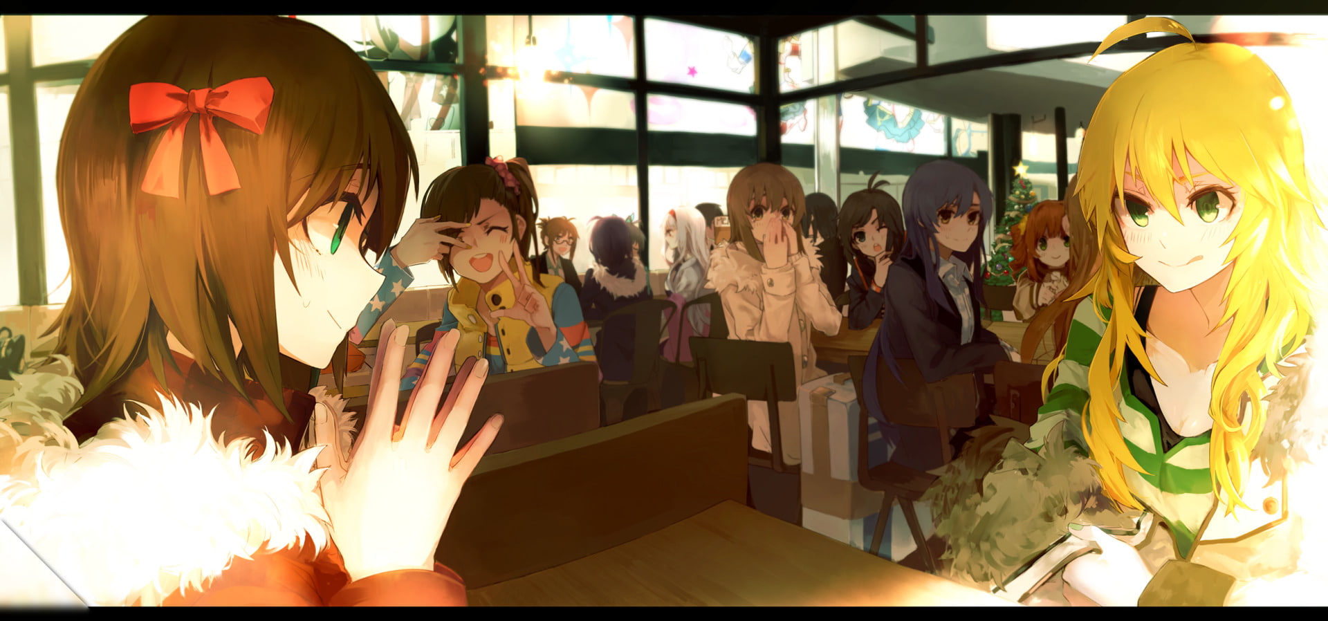 Ami Futami, Anime, Chihaya Kisaragi, Yukiho Hagiwara, 1080P, Ritsuko Akizuki, Makoto Kikuchi, Haruka Amami, Azusa Miura, Mami Futami, Iori Minase, The iDOLM@STER, HD Wallpaper