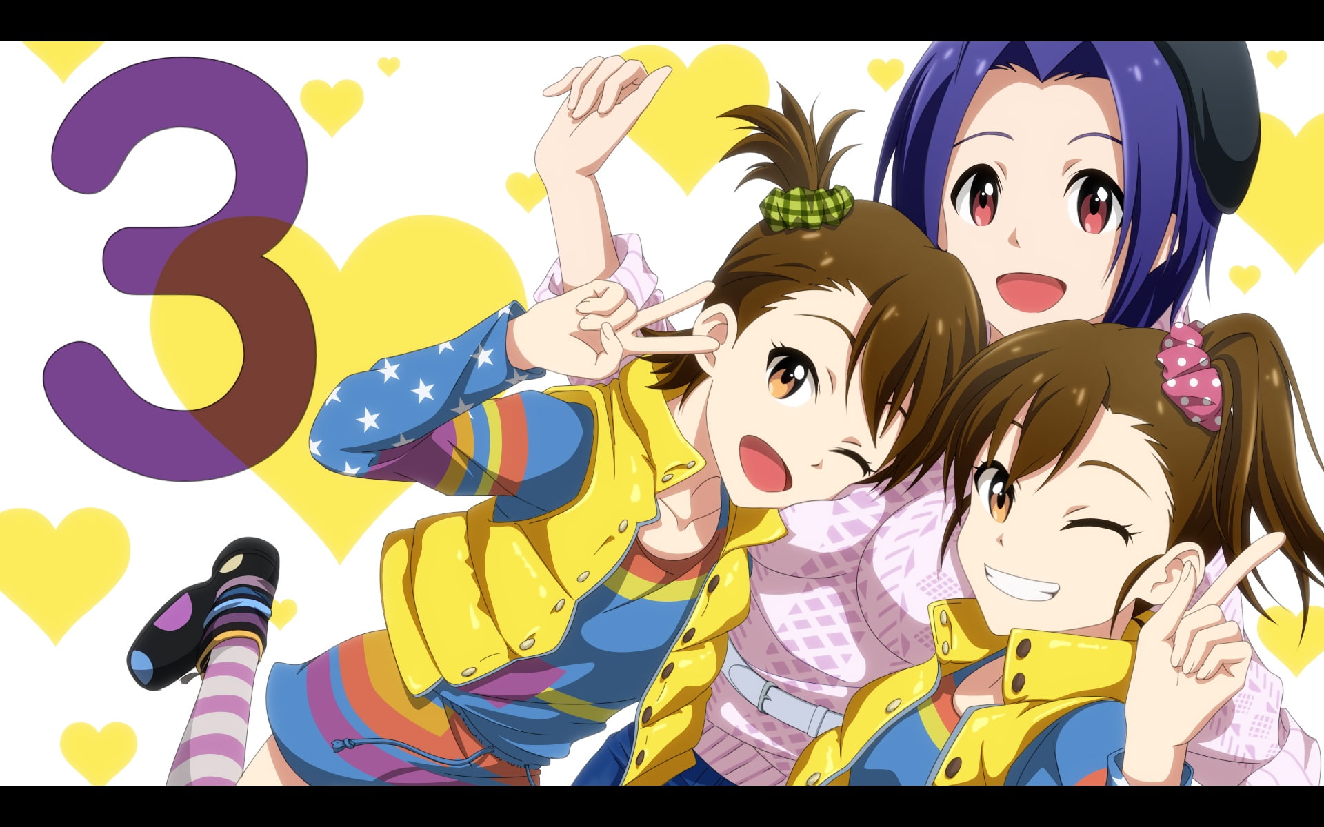 (artist), futami, 1080P, twins, 244780, konachan, miura, kouchou, idolmaster, com, ami, mami, azusa, HD Wallpaper