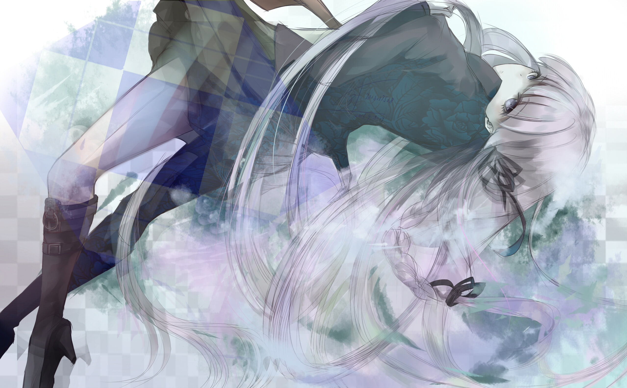kirigiri, signed, kyouko, dangan ronpa, 1080P, HD Wallpaper