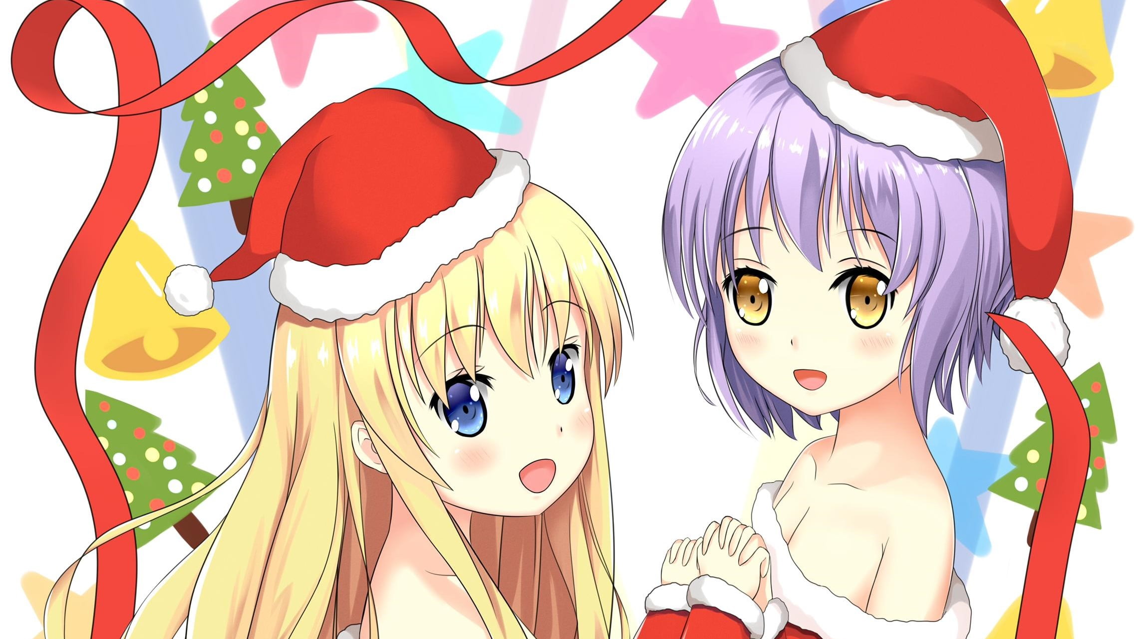 1080P, Anime, Senri Misono, Kana Suzuki, Daitoshokan no Hitsujikai, HD Wallpaper