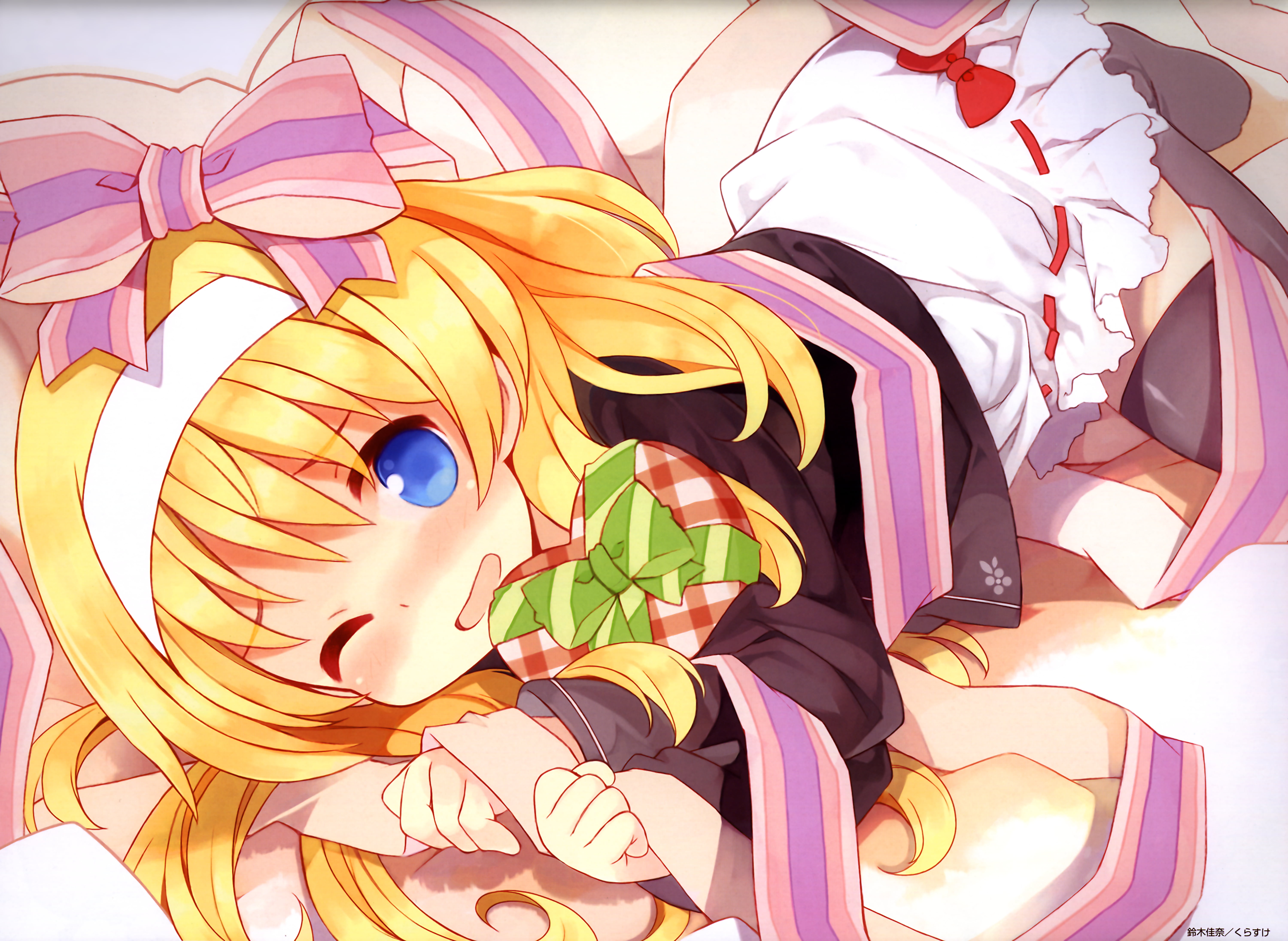 Kana Suzuki, Anime, Daitoshokan no Hitsujikai, 5K, HD Wallpaper
