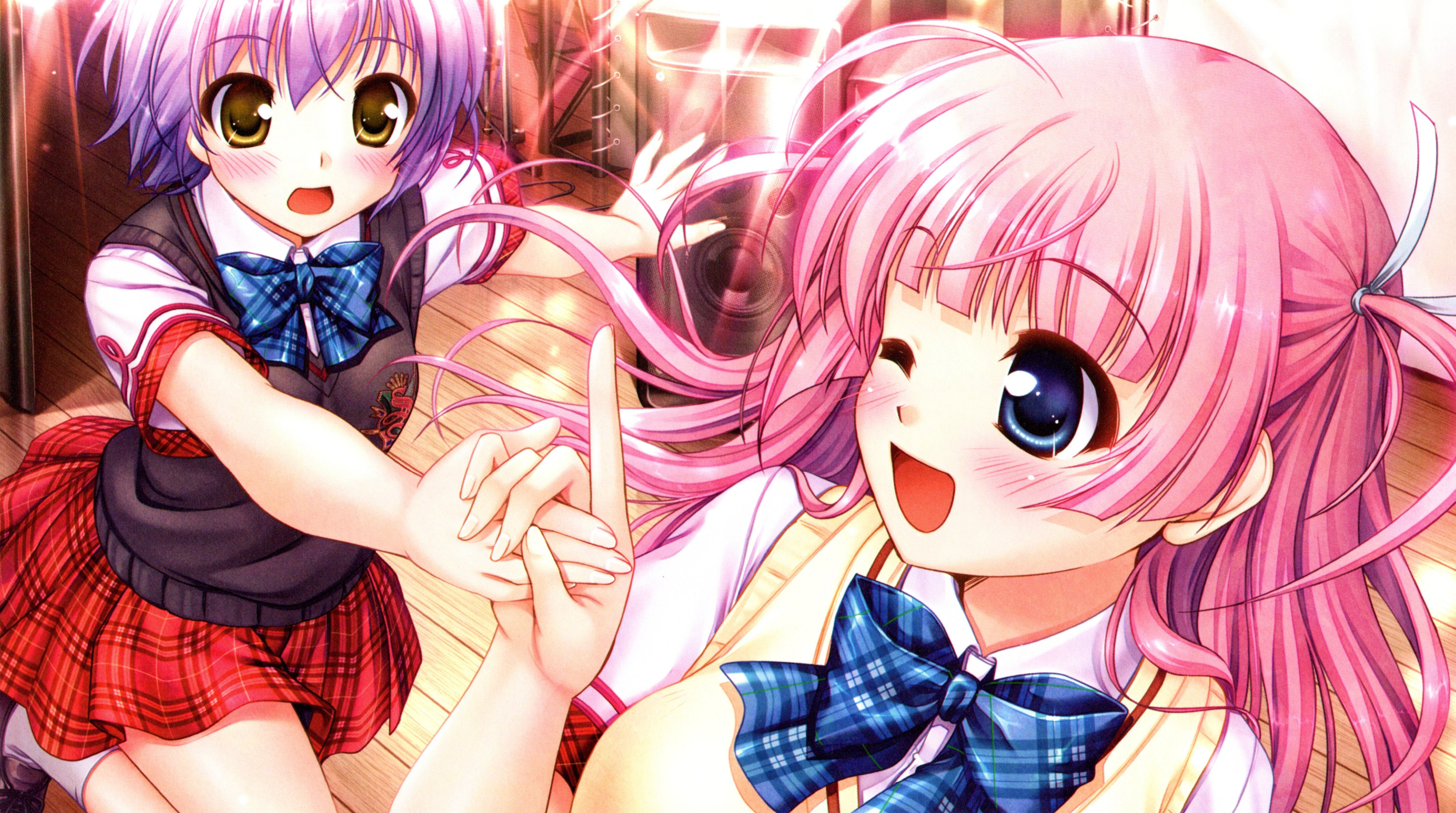 Misono Senri, anime, Daitoshokan no Hitsujikai, 5K, Anime Girls, HD Wallpaper