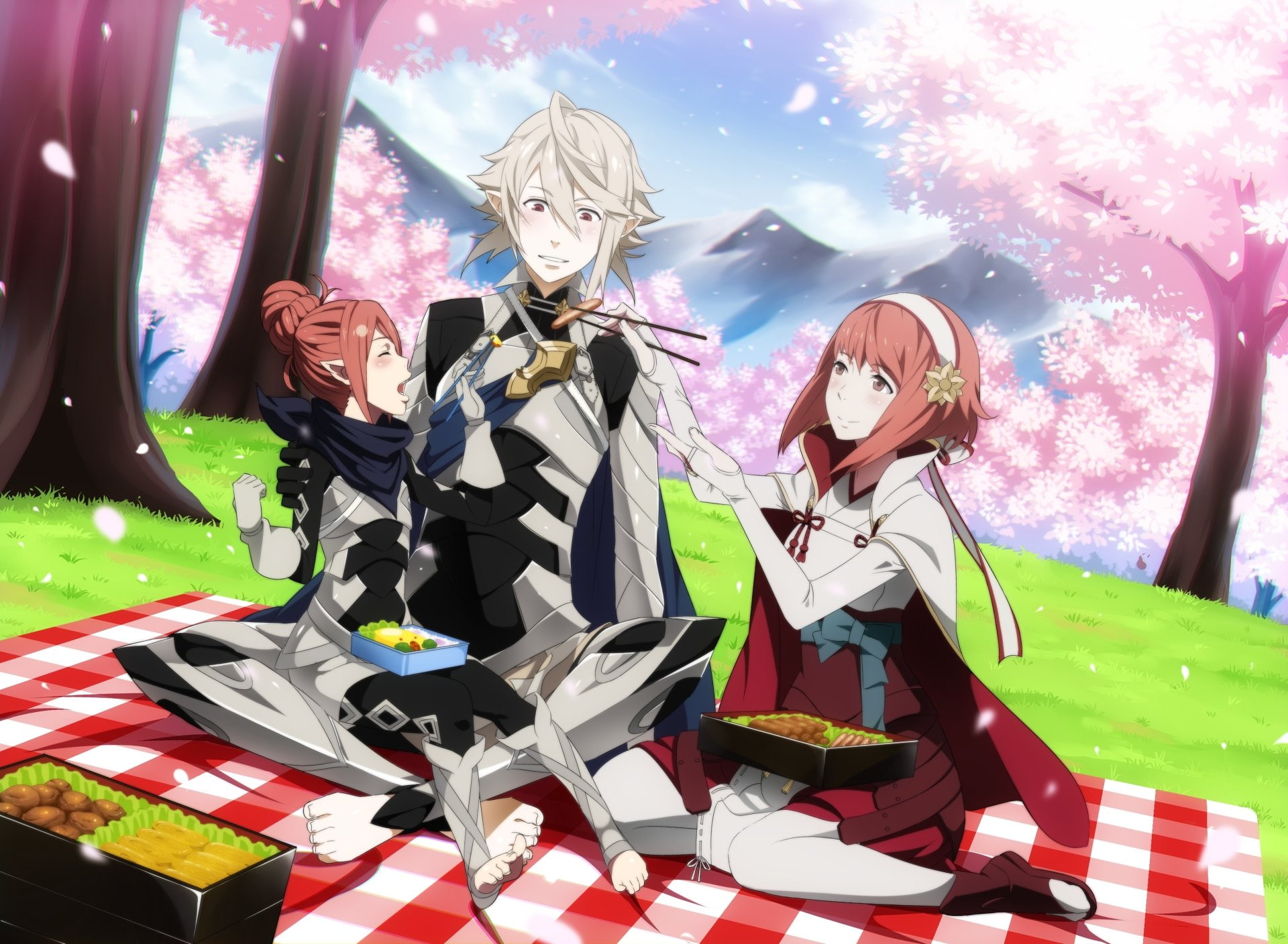 1080P, Kana (Fire Emblem), Fire Emblem, Sakura (Fire Emblem), HD Wallpaper