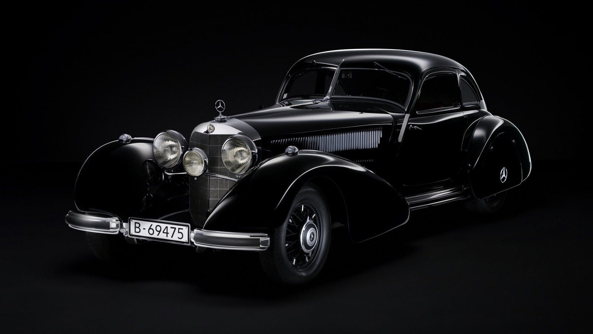 sports car, motor, retro styled, vintage, land vehicle, vehicle, vintage car, wheel, 1080P, side view, indoors, no people, beach wagon, tire, transportation, HD Wallpaper
