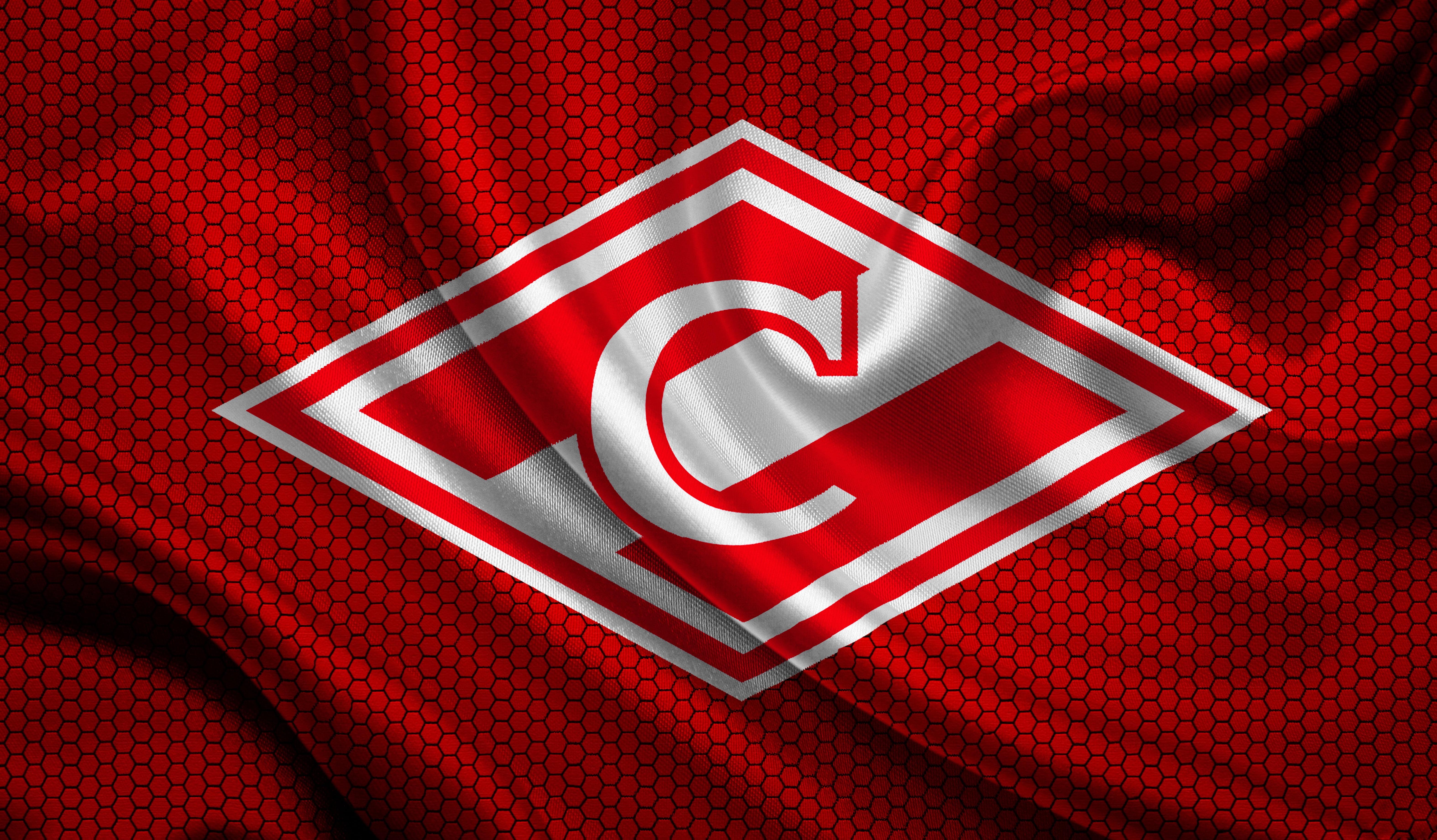 Logo, Emblem, Soccer, 5K, FC Spartak Moscow, HD Wallpaper