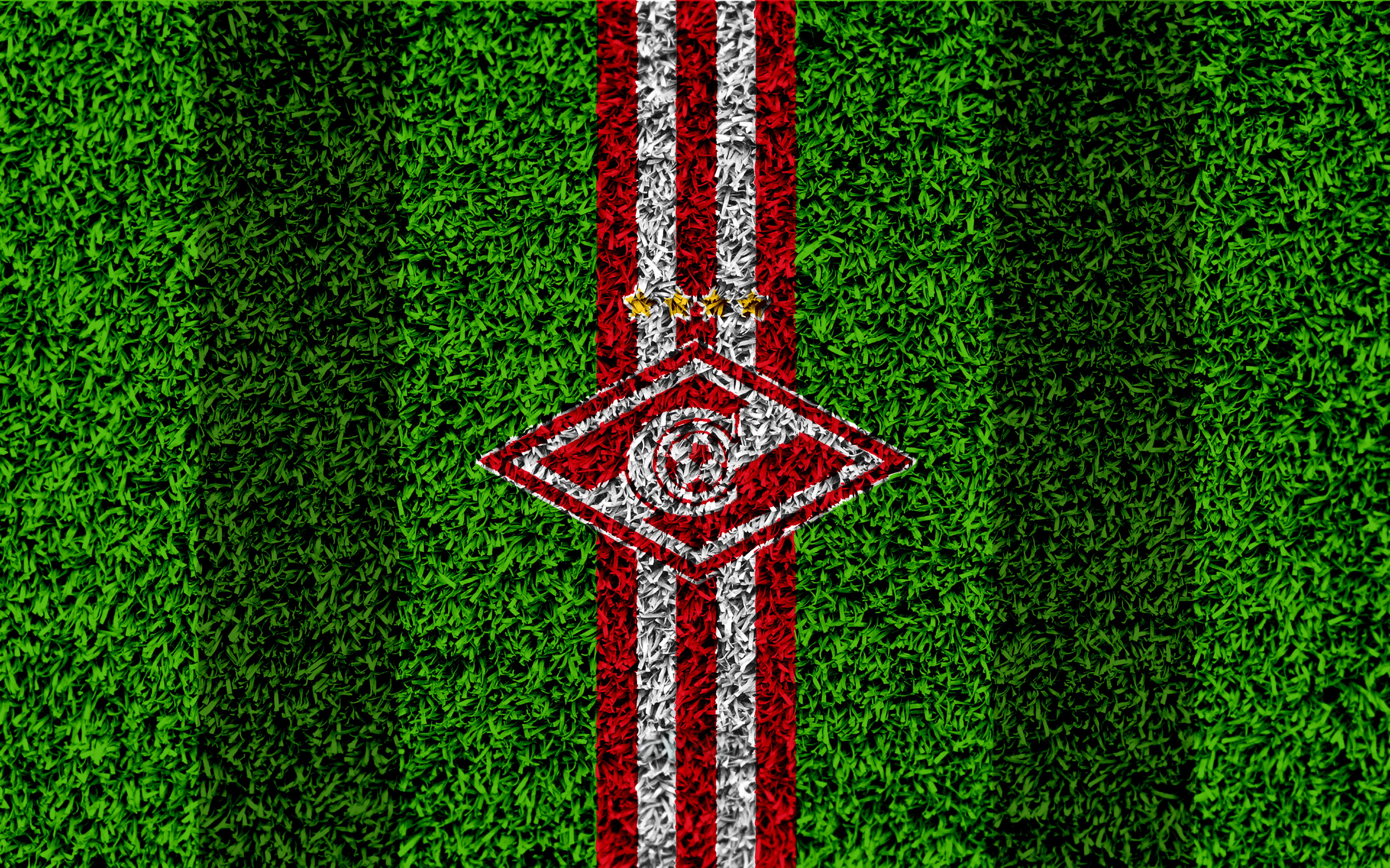 Logo, Soccer, FC Spartak Moscow, Emblem, 4K, HD Wallpaper