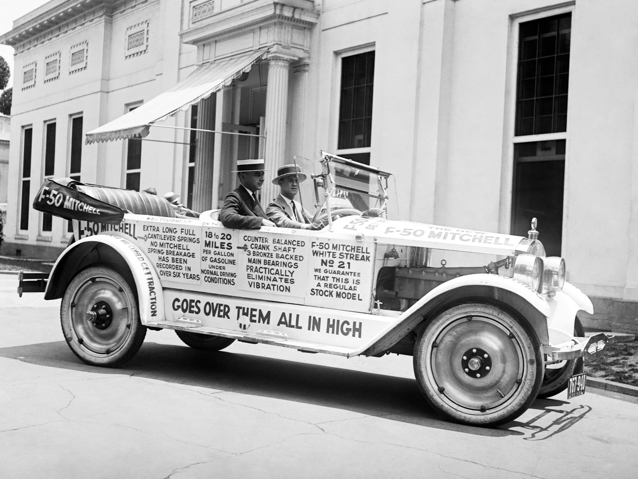 1922, retro, touring, mitchell, model f50, 1080P, HD Wallpaper