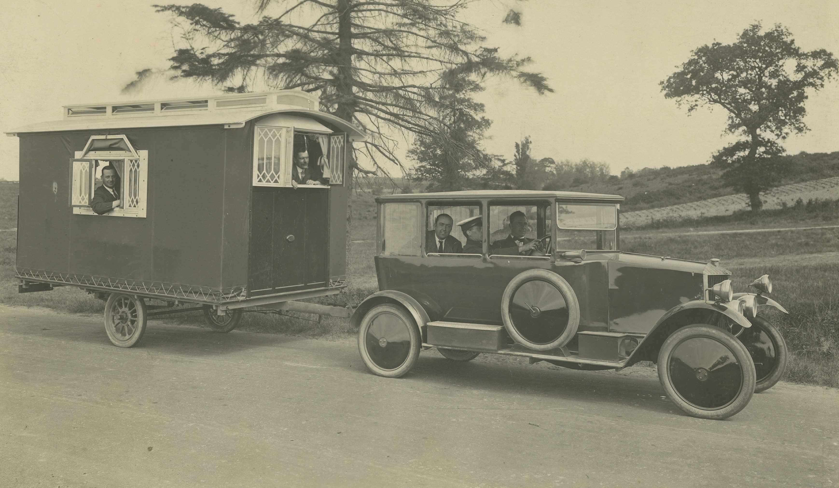 piggott, 1922, 2K, caravan, HD Wallpaper