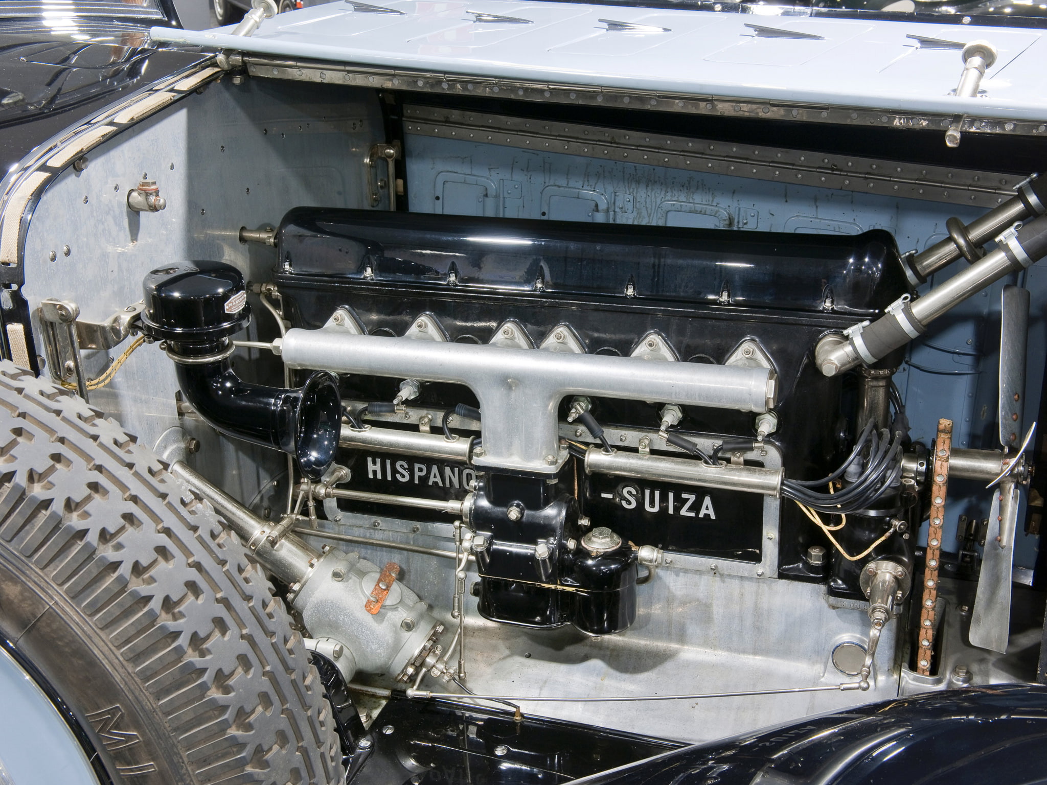 luxury, landaulet, hispano, h 6, engine, 1080P, suiza, retro, chapron, coupe, 1922, chauffeur, HD Wallpaper