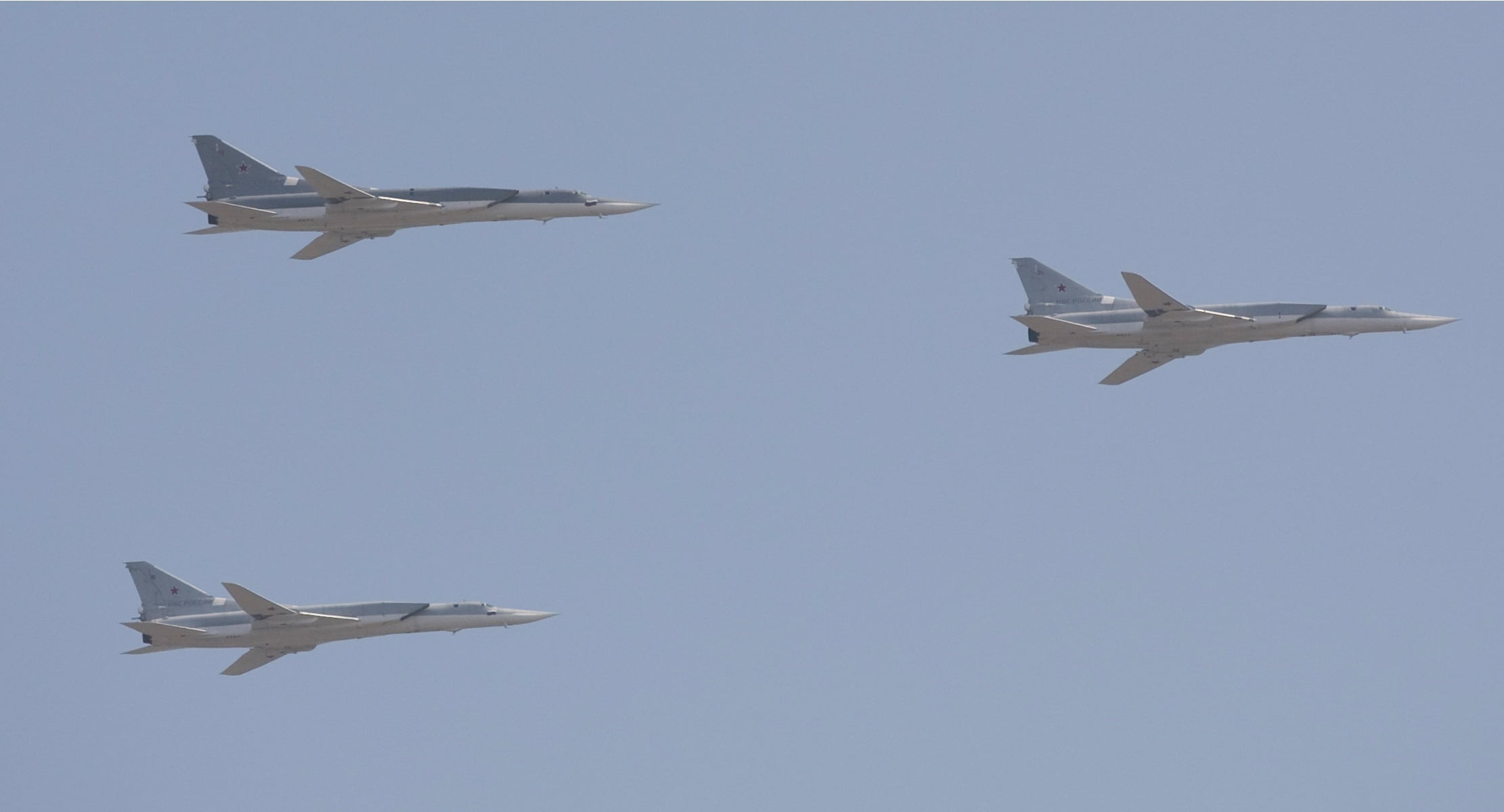 the sky, Tupolev, bomber, 1080P, flight, missile, long-range, height, group, Tu-22, sky, far, with variable geometry wings, supersonic, HD Wallpaper