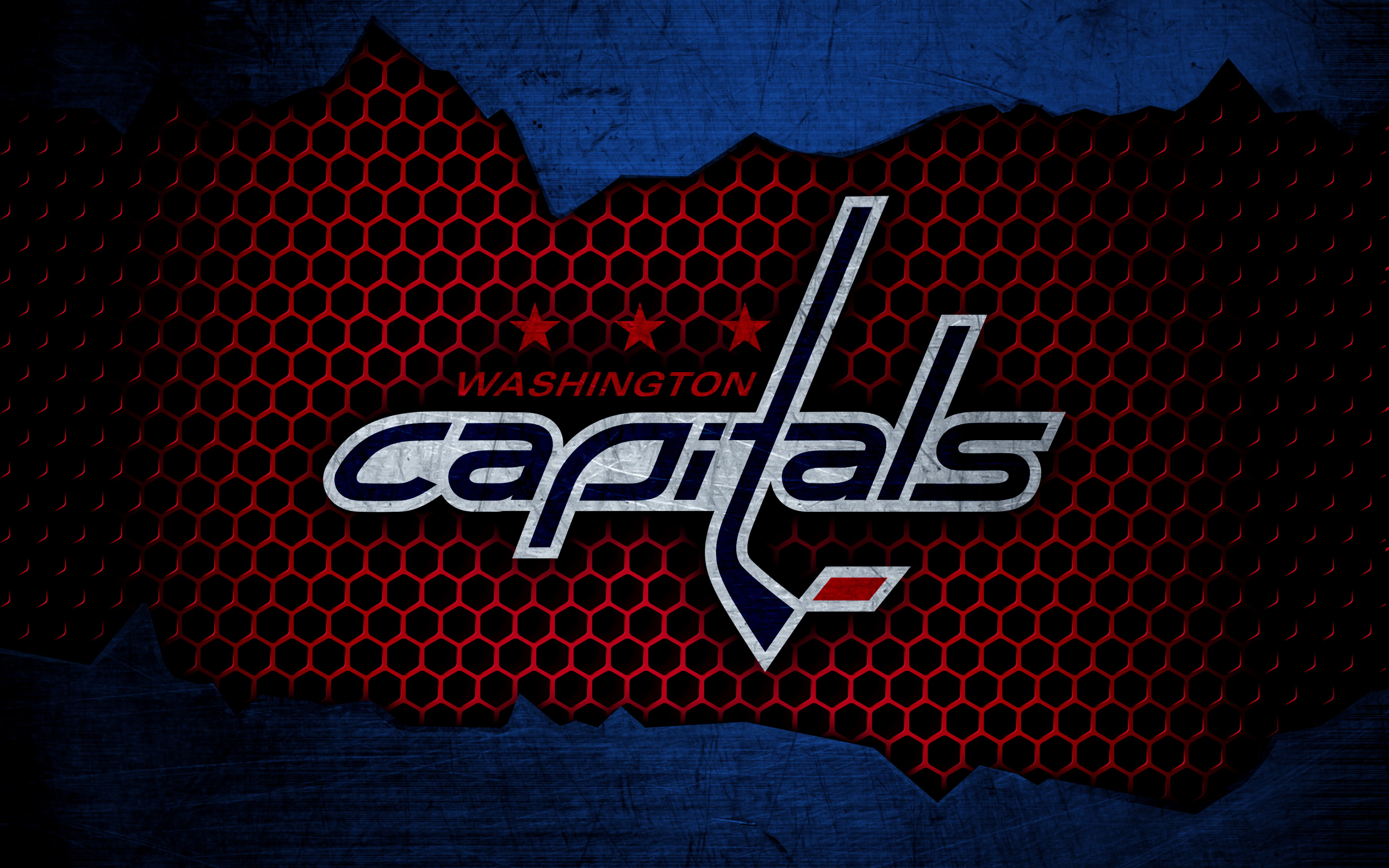 Washington Capitals, NHL, 4K, Emblem, Hockey, Logo, HD Wallpaper