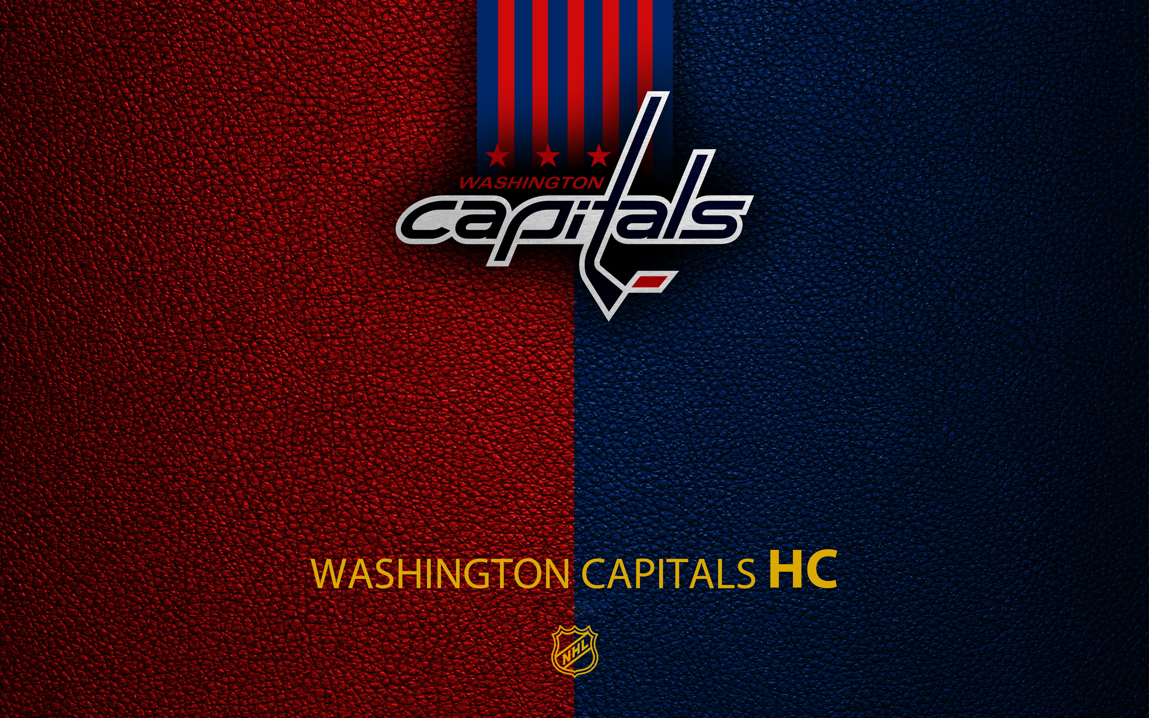 Logo, NHL, Emblem, Hockey, Washington Capitals, 4K, HD Wallpaper