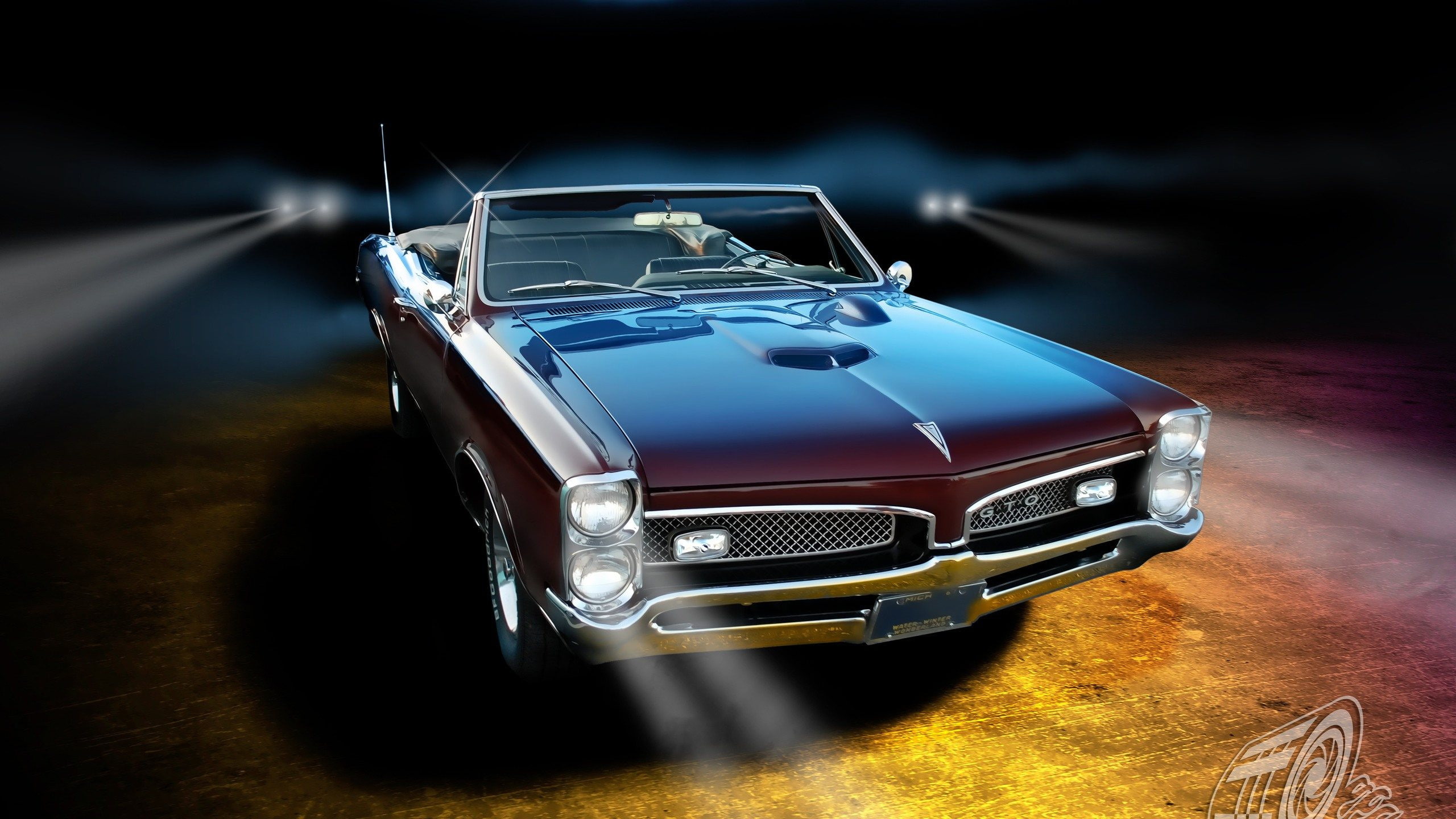 2K, Pontiac, Pontiac GTO, 2560x1440, car, cars, 4K, HD Wallpaper
