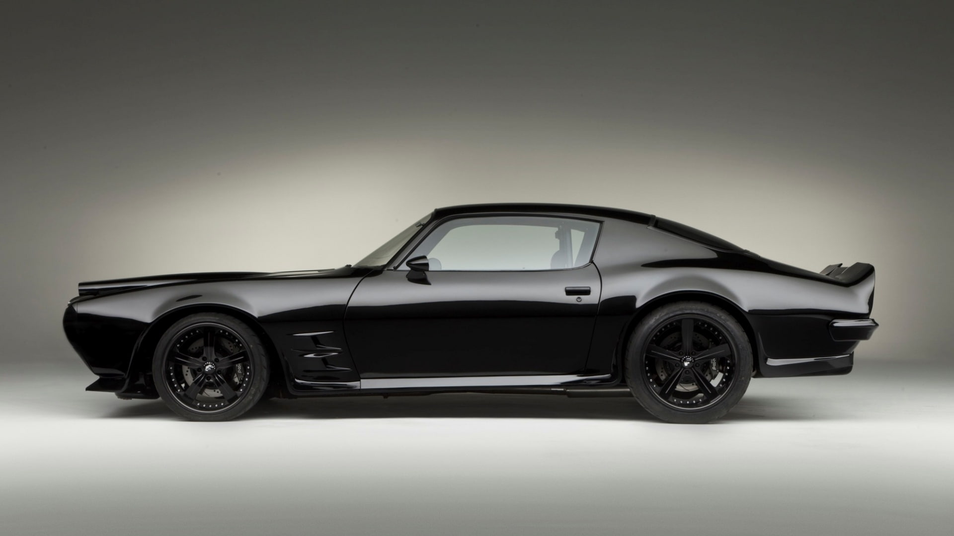 muscle, sports, car, 1970, pontiac, 1080P, firebird, customized, garage, cars, black, HD Wallpaper