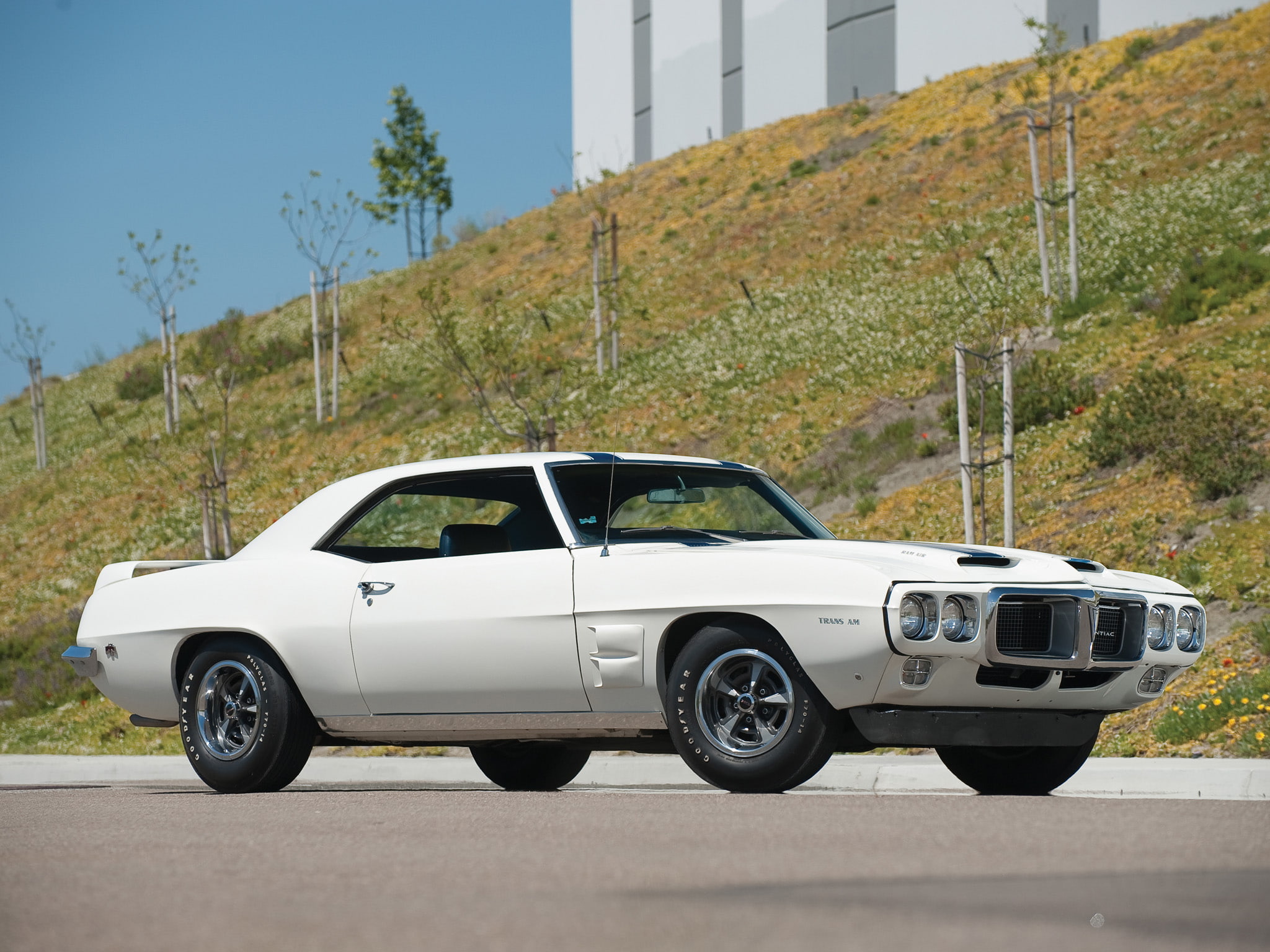 1969, coupe, muscle, classic, 1080P, firebird, trans am, pontiac, HD Wallpaper