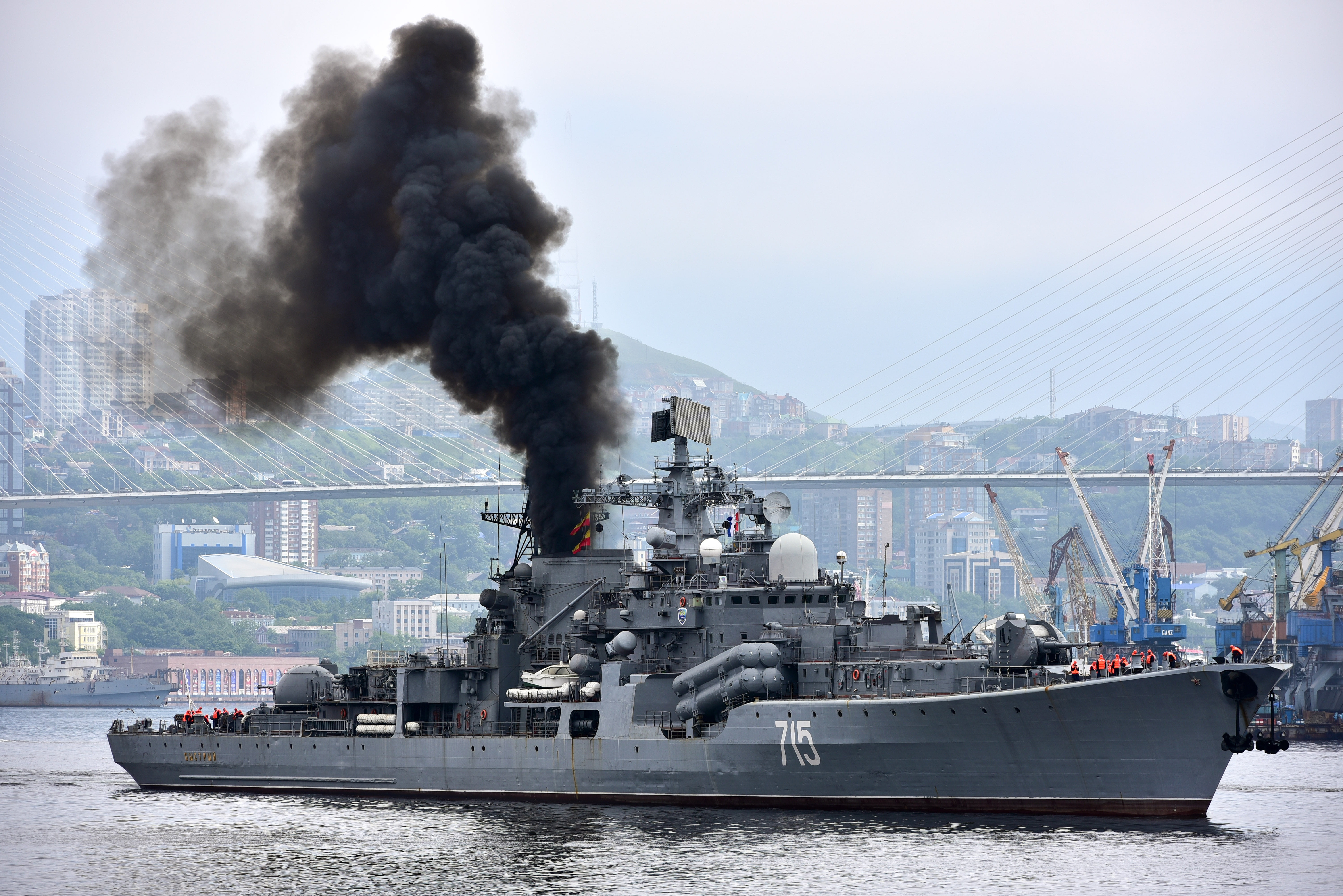 5K, the project 956, quick, destroyer, Navy, HD Wallpaper