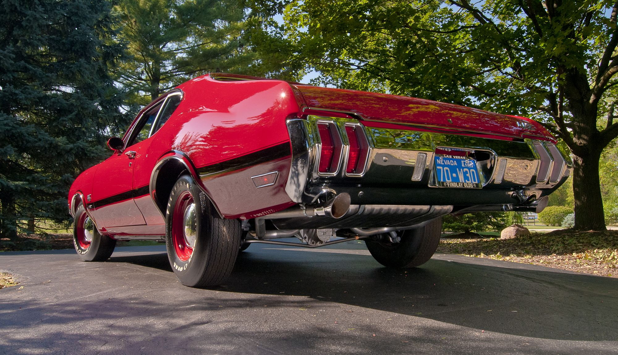 1080P, classic, wheel, oldsmobile, muscle, 442, HD Wallpaper