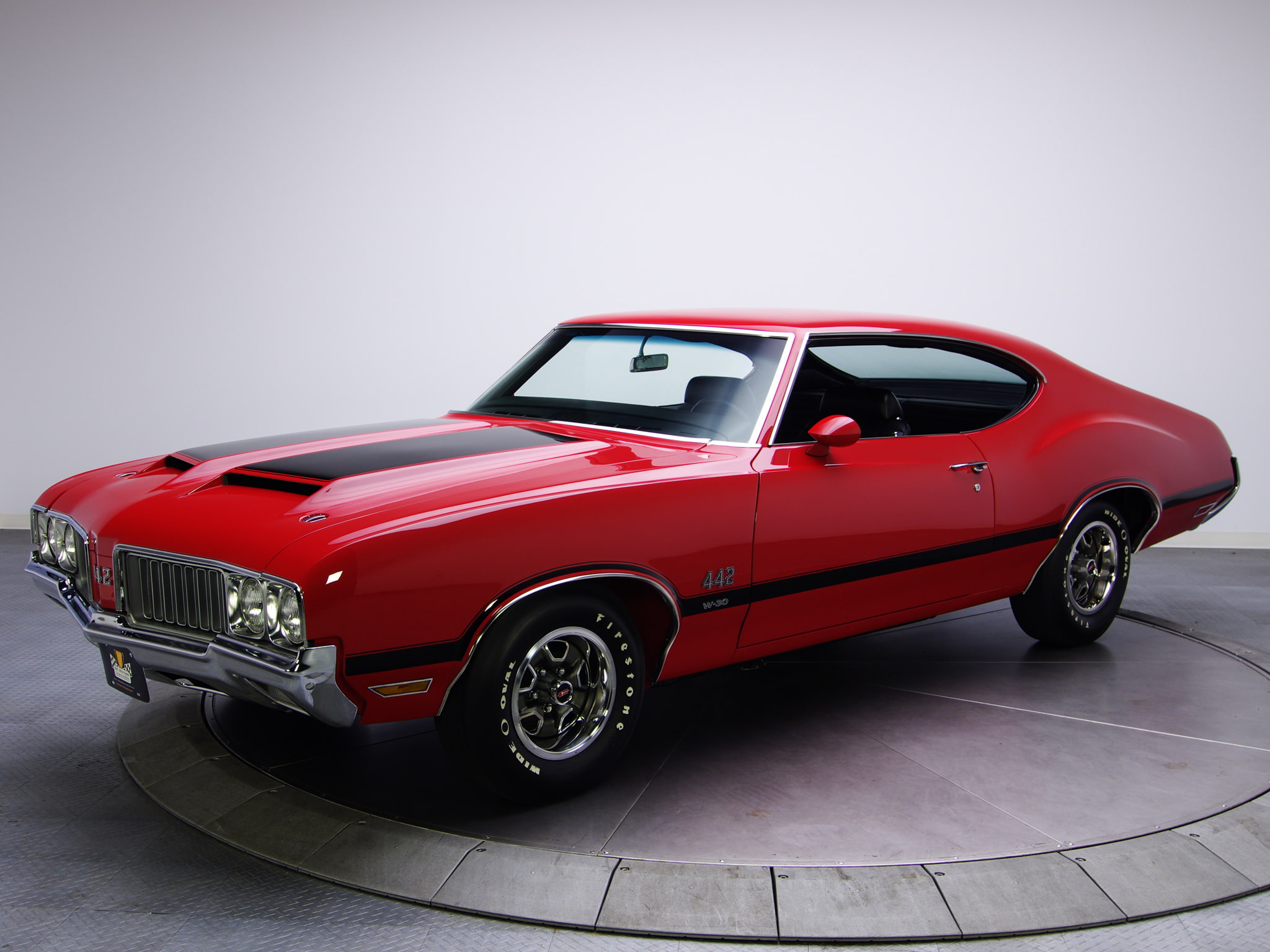 muscle, w 30, holiday, coupe, 442, 4487, 1970, oldsmobile, 1080P, classic, HD Wallpaper