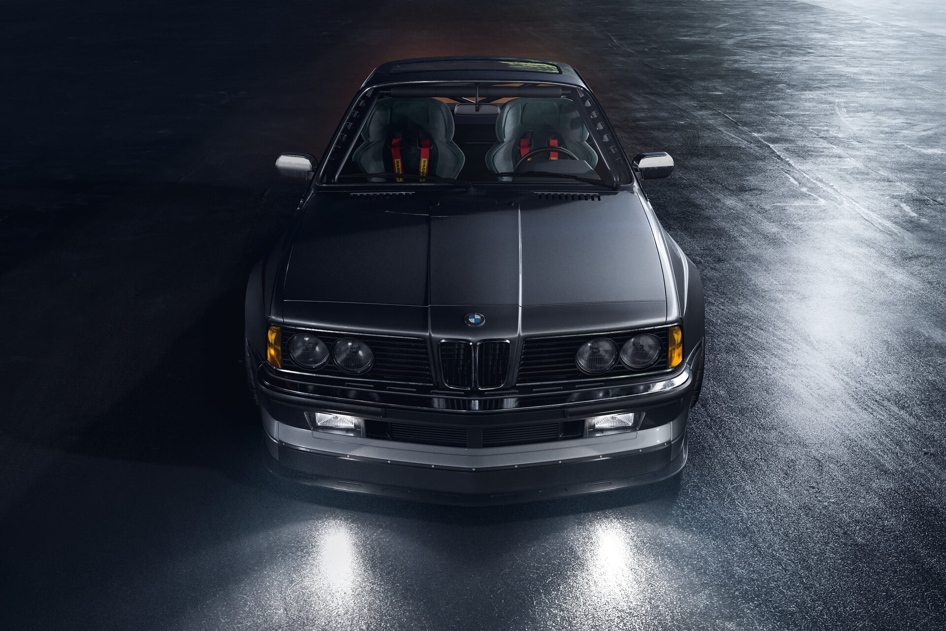 BMW, render, Dmitry Mazurkevich, BMW E24, vehicle, 1080P, car, HD Wallpaper