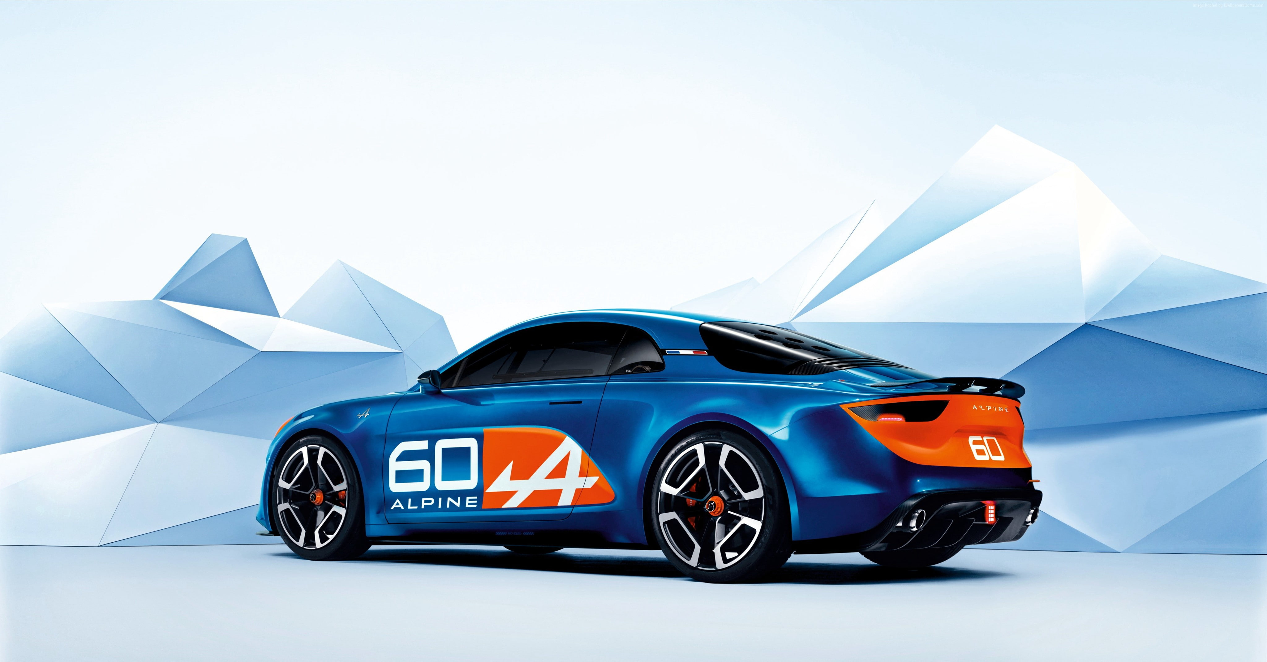 blue, 4K, Renault Alpine Celebration, concept, renault, sports car, HD Wallpaper
