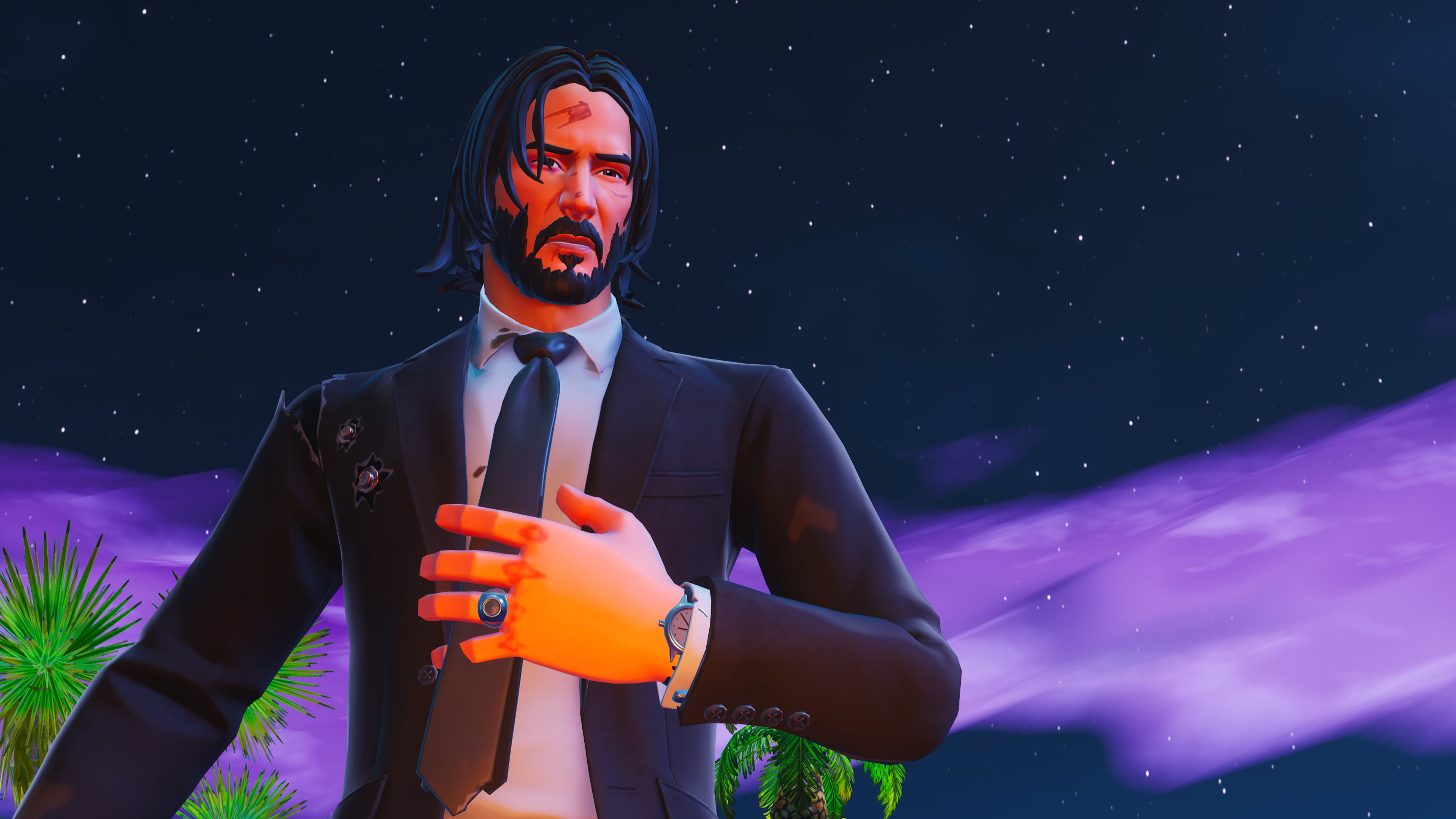 Fortnite Battle Royale, Fortnite, 4K, John Wick, Video Game, HD Wallpaper
