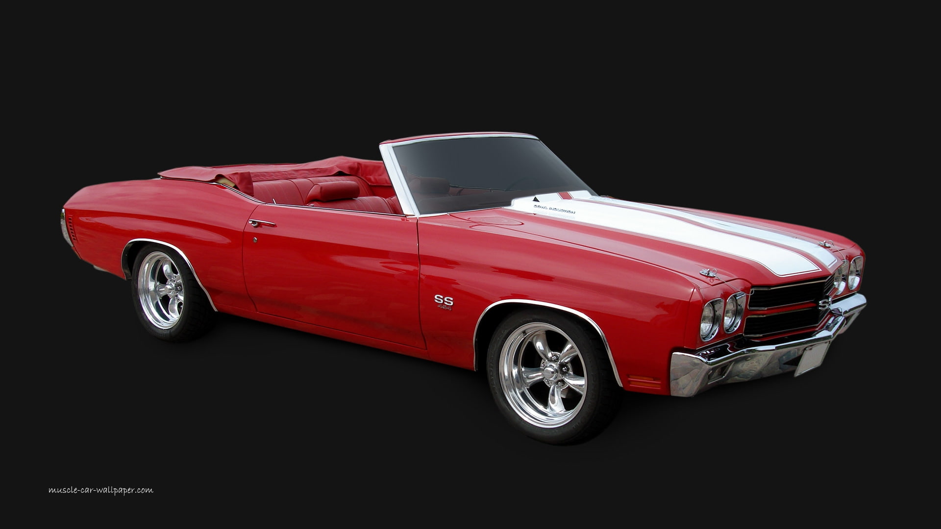 muscle, chevy, car, chevrolet, classic, Chevelle, convertible, ss, hd, 1080P, art, cars, HD Wallpaper