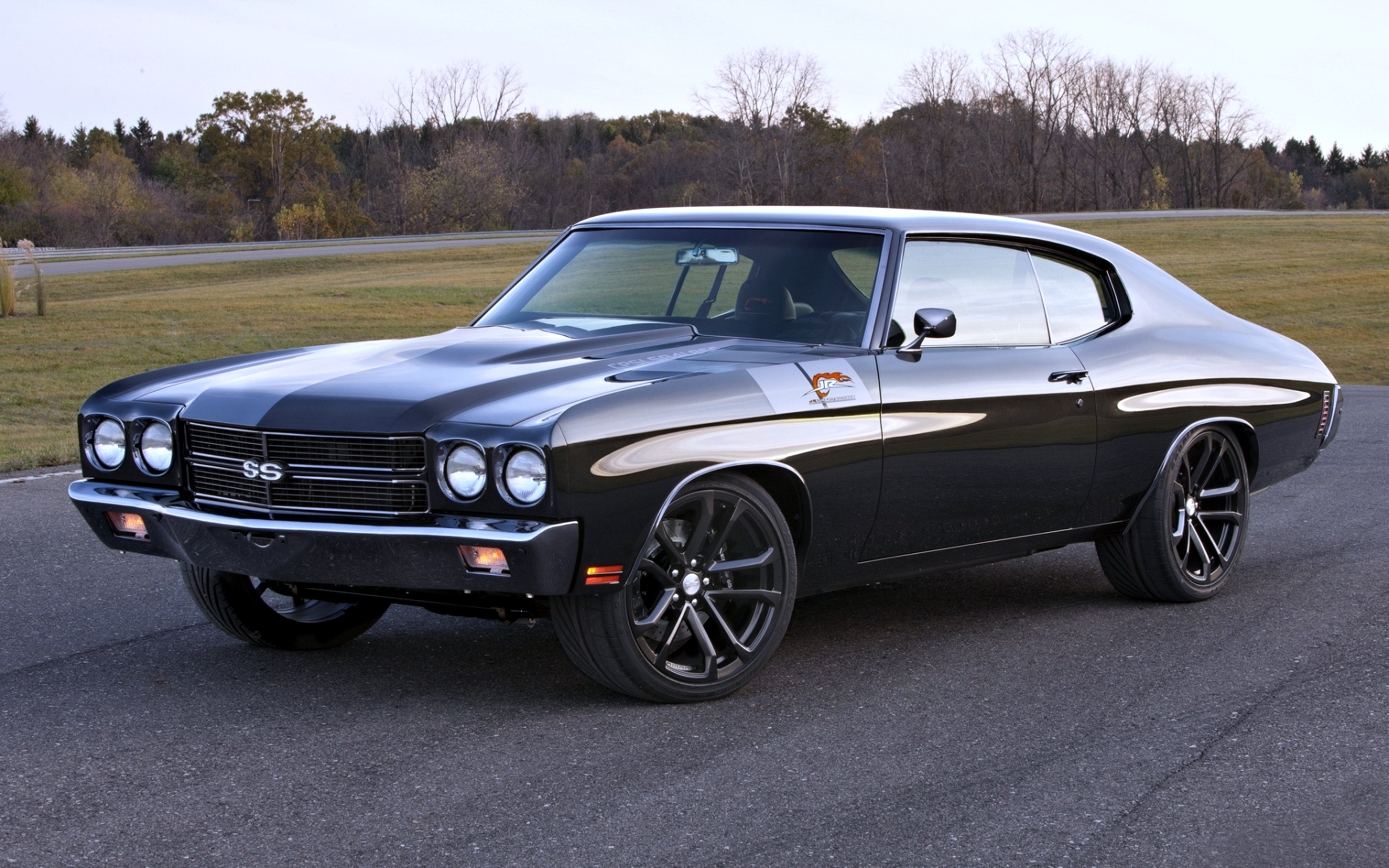 speed, 4K, chevelle-ss, chevrolet, road, motors, cars, HD Wallpaper