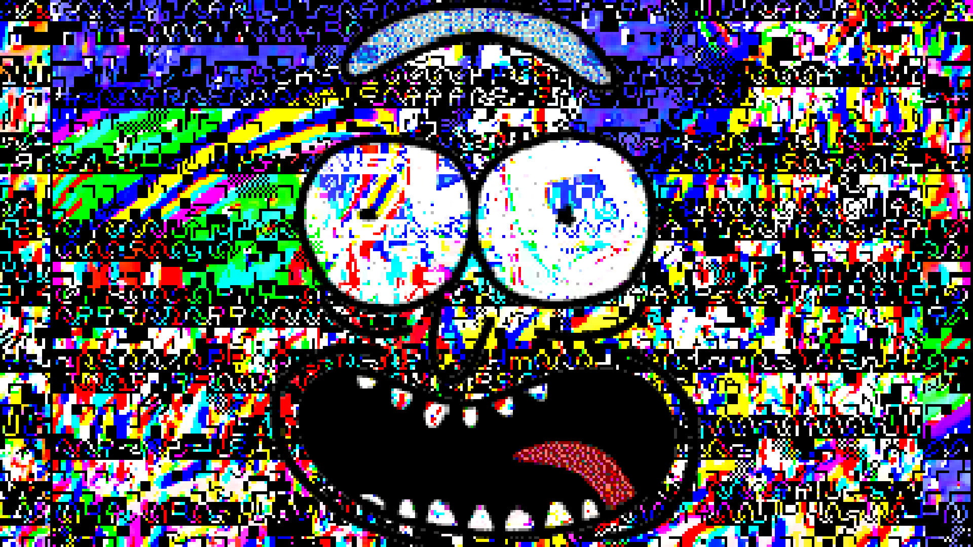 Rick and Morty, TV Show, Glitch, Pixel Art, 1080P, HD Wallpaper