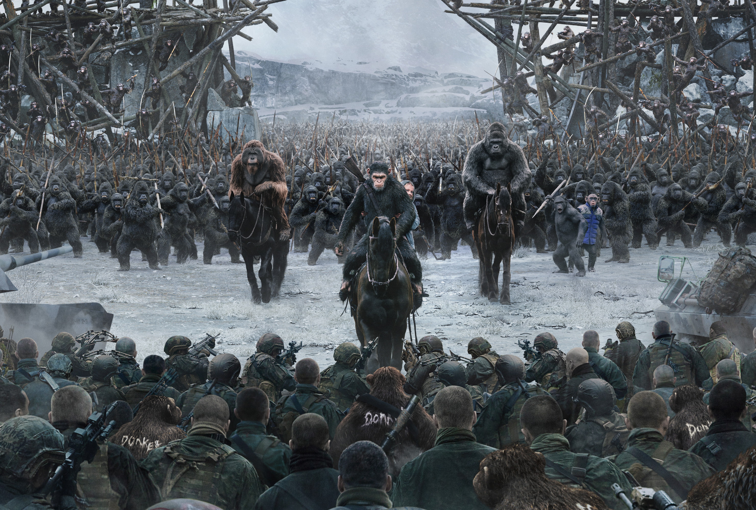 2K, 2017, War for the Planet of the Apes, HD Wallpaper