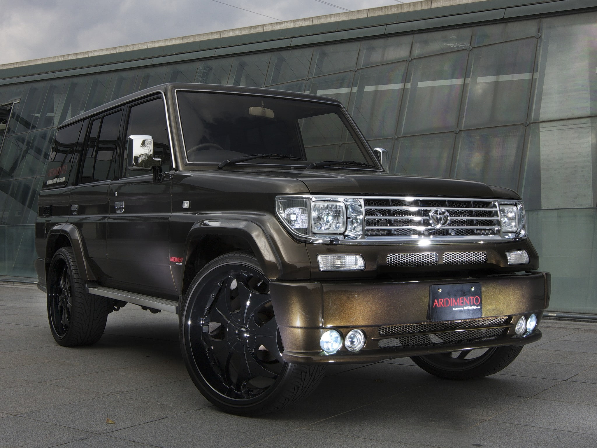 suv, cruiser, land, tuning, 1990, kzj78w, toyota, 1080P, ardimento, prado, HD Wallpaper