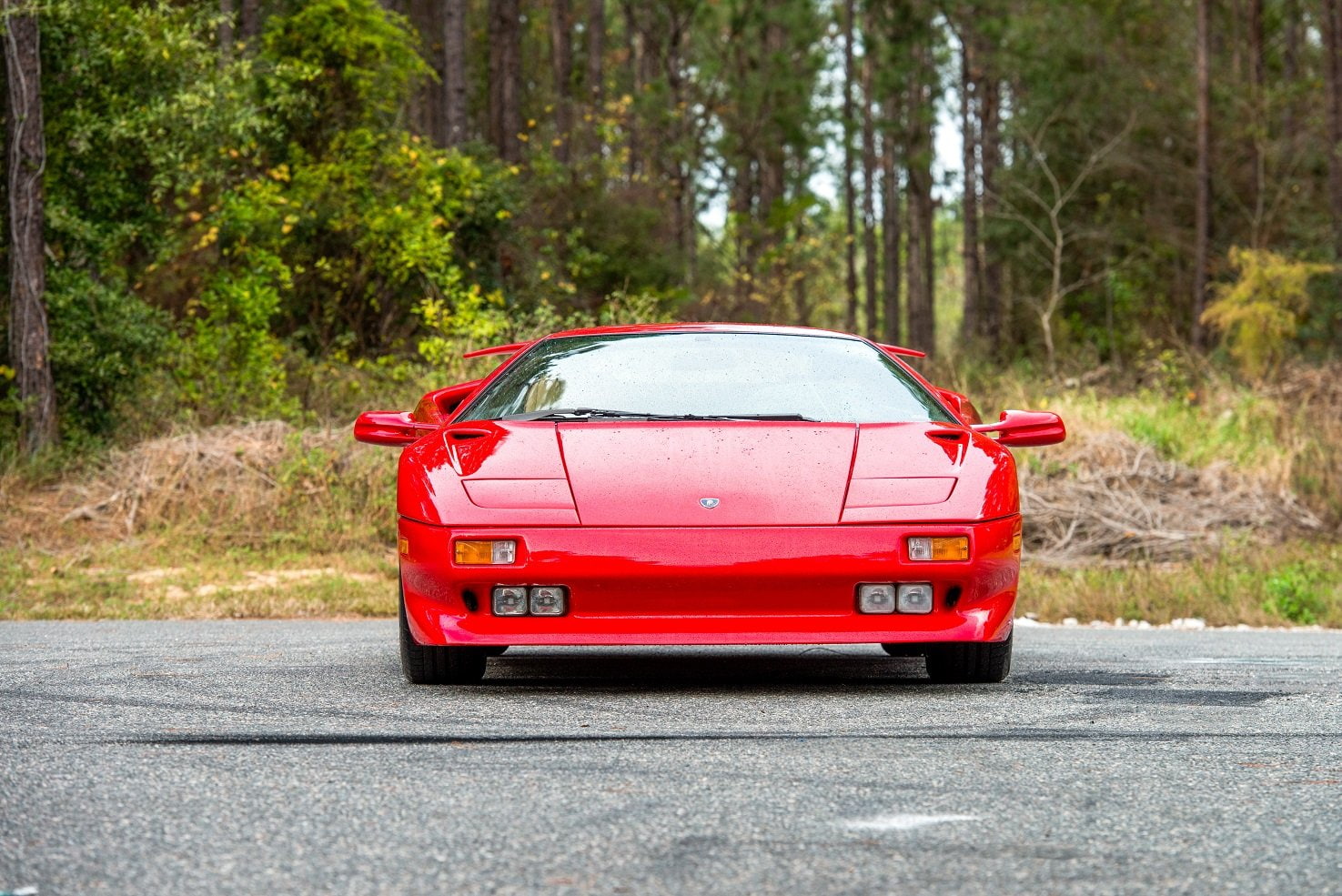 supercars, 720P, diablo, cars, red, 1990, lamborghini, HD Wallpaper