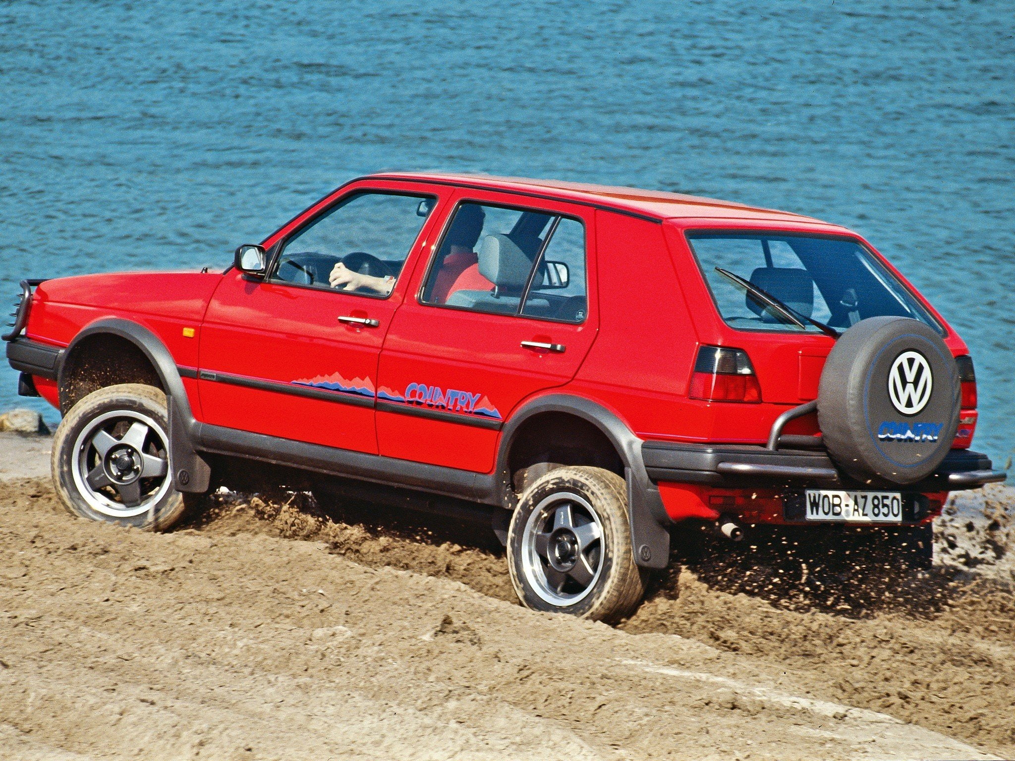 awd, typ 1g, country, volkswagen, 1990, 1080P, golf, HD Wallpaper