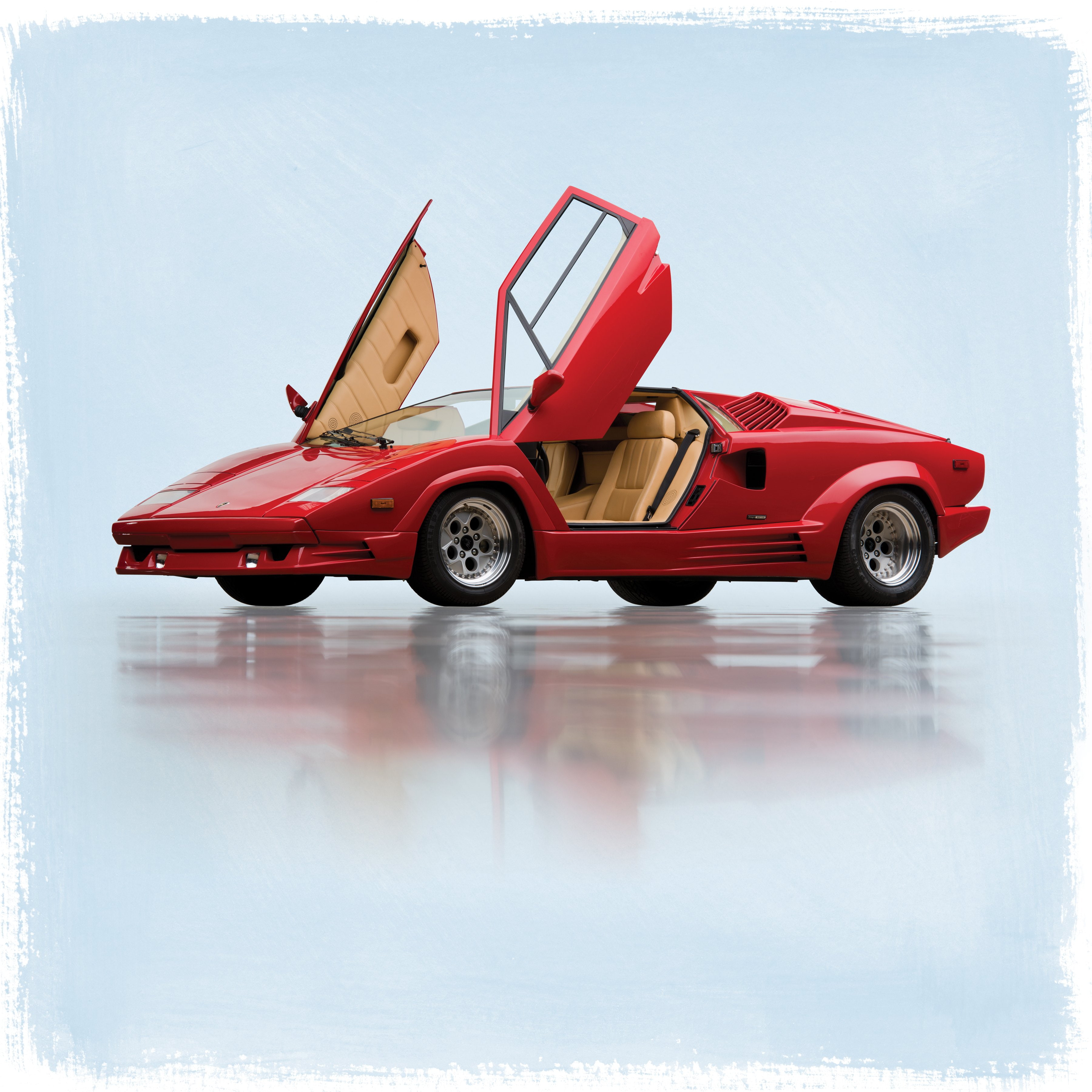 countach, 1990, lamborghini, 2K, supercar, 25th-anniversary, us-spec, Phone HD Wallpaper